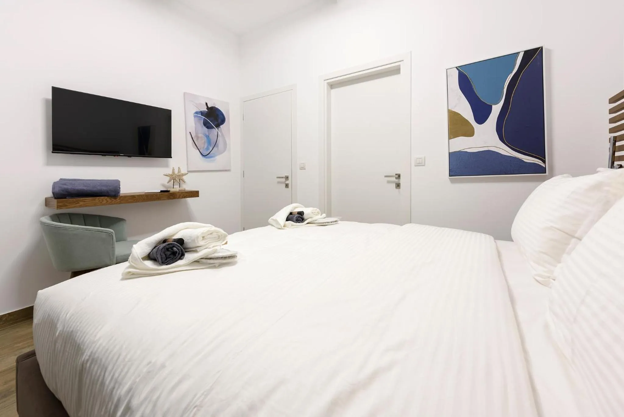 Bed in Sweet Mary Suites