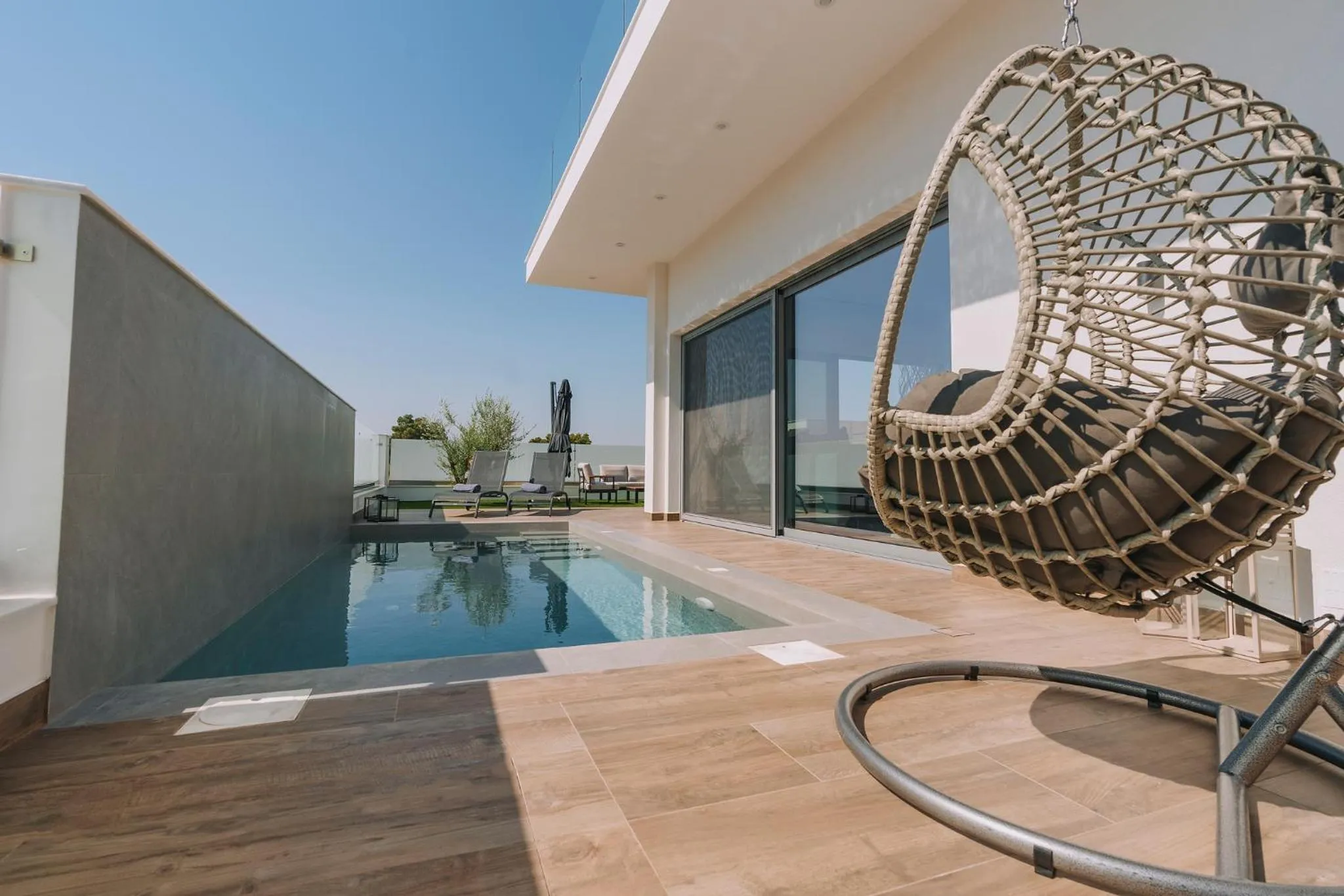 Swimming pool in Sweet Mary Suites