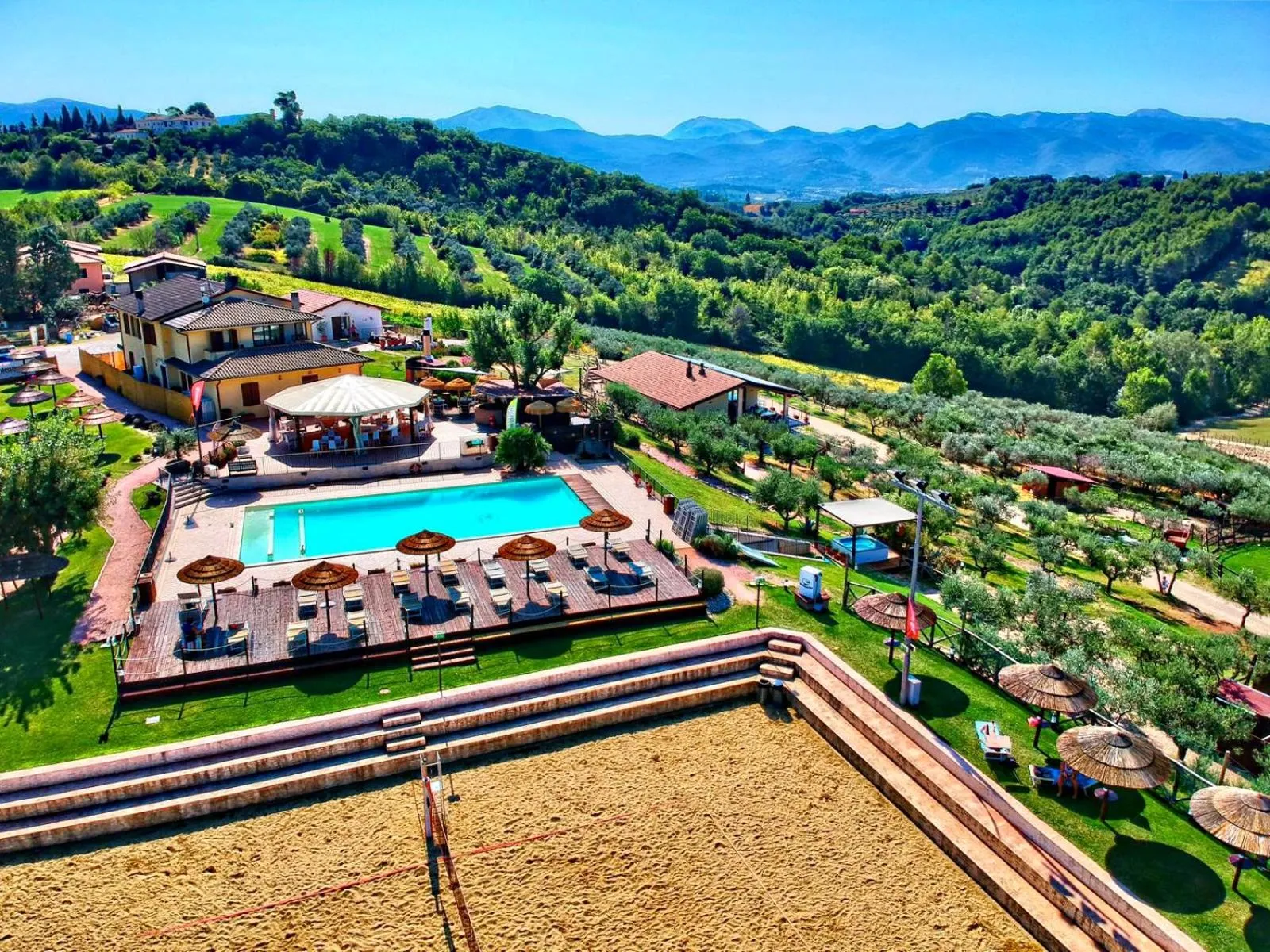Bird's eye view in Agriturismo AgrileisureTime