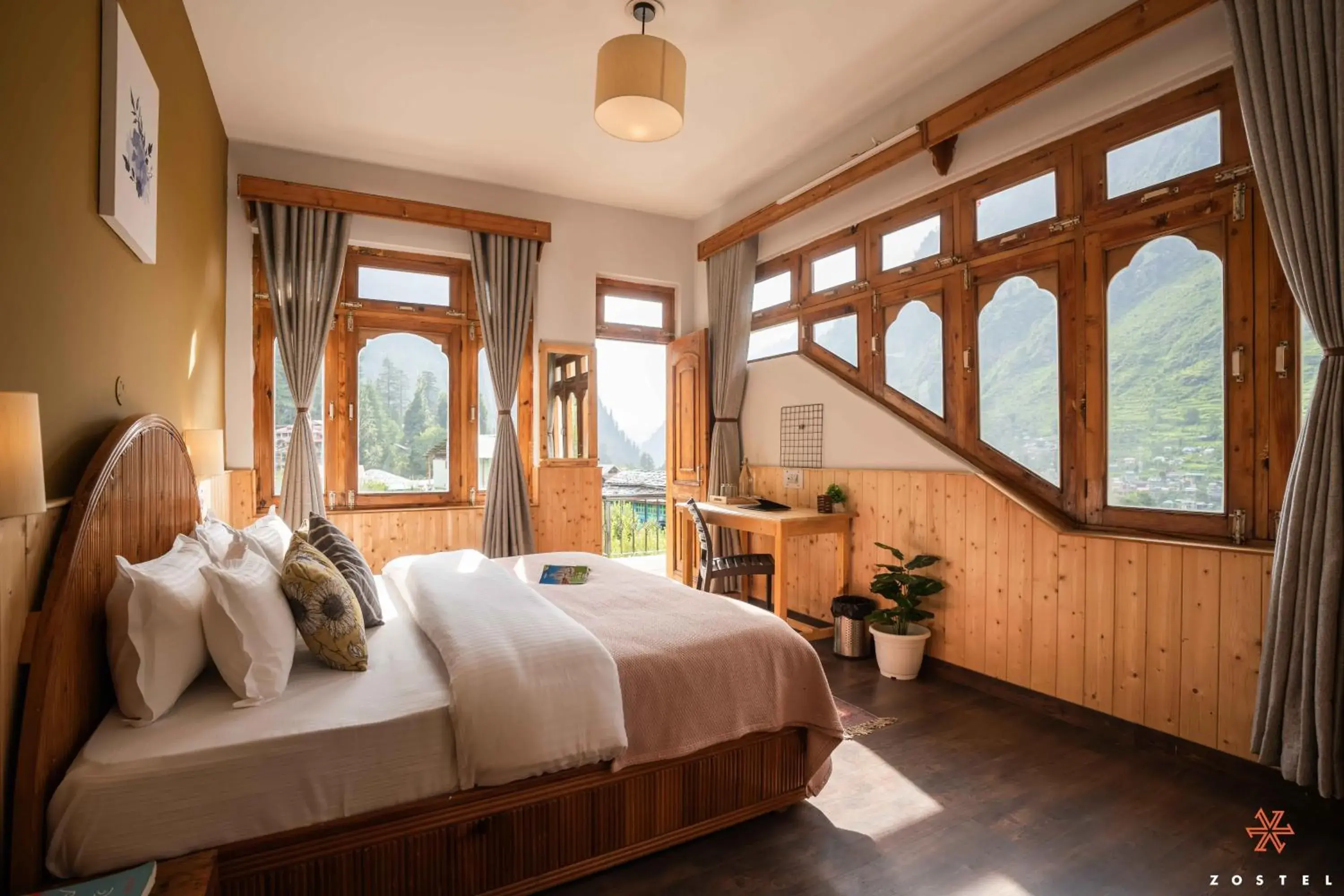 Bed in Zostel Pulga Bed in Zostel Pulga