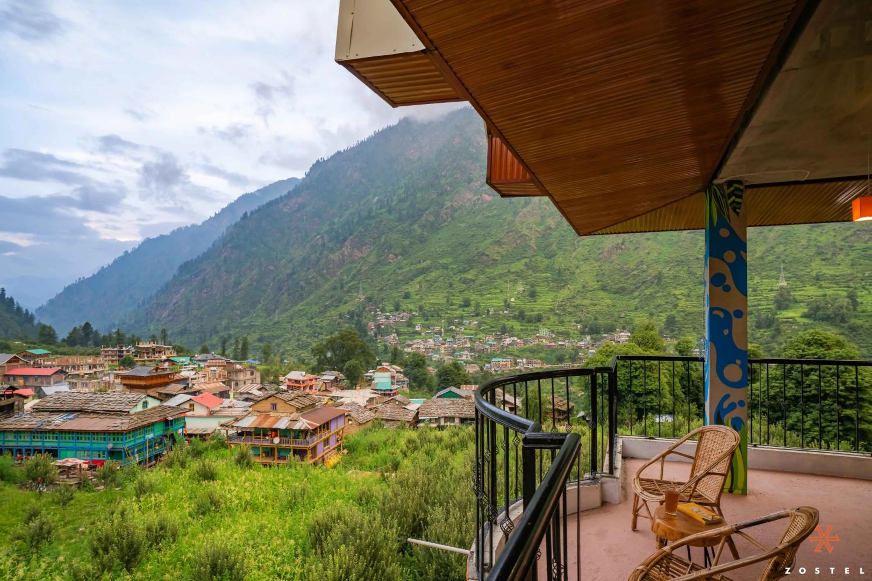 Natural landscape in Zostel Pulga