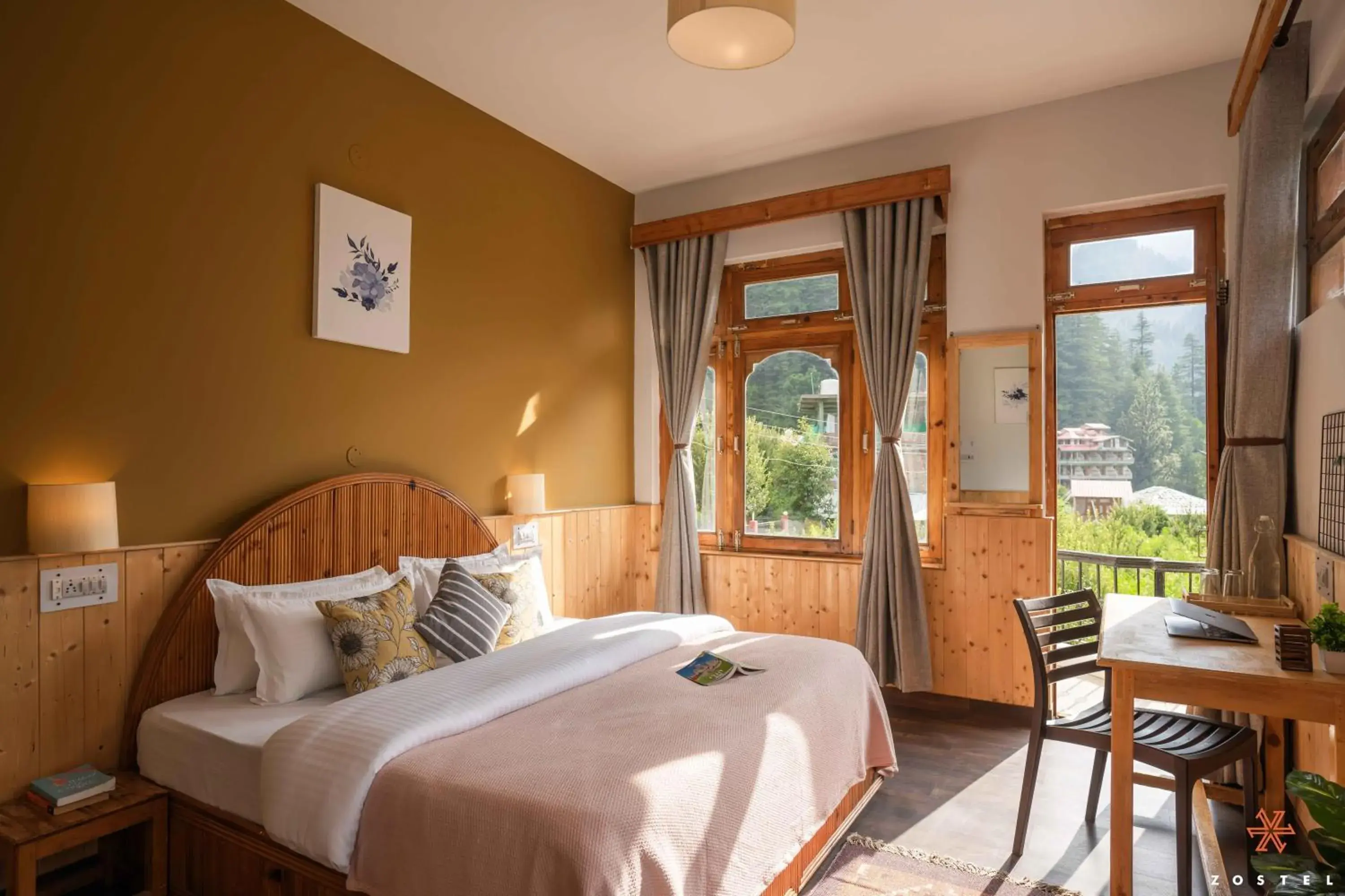 Bed in Zostel Pulga Bed in Zostel Pulga