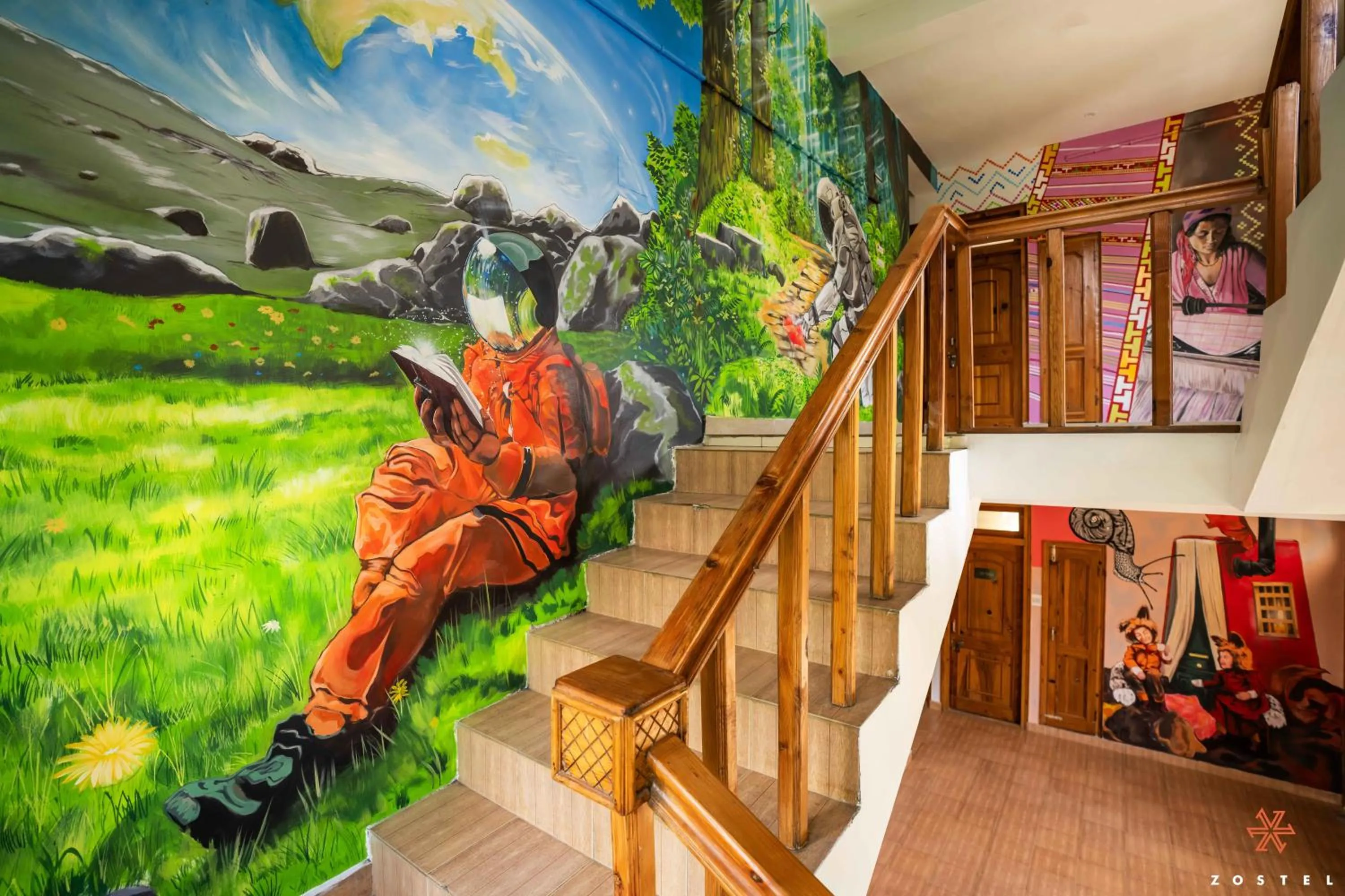 Decorative detail in Zostel Pulga