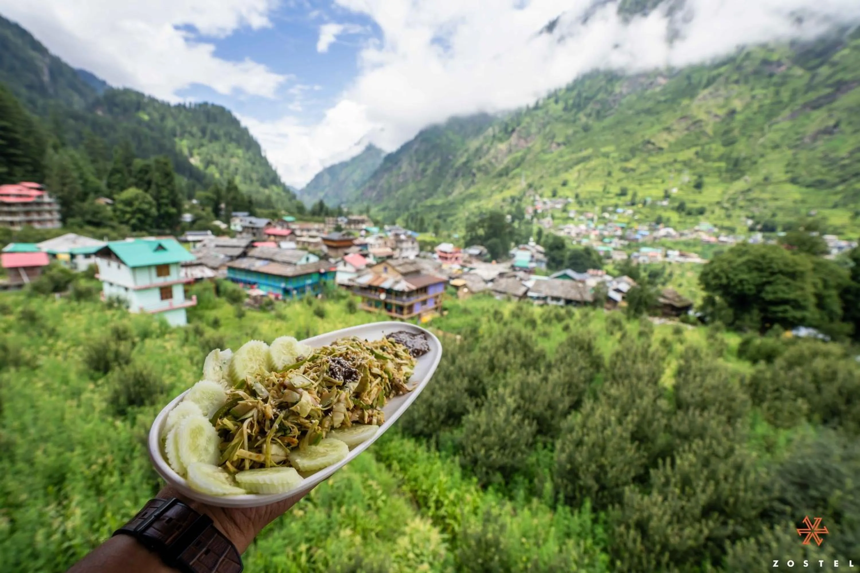 Food in Zostel Pulga