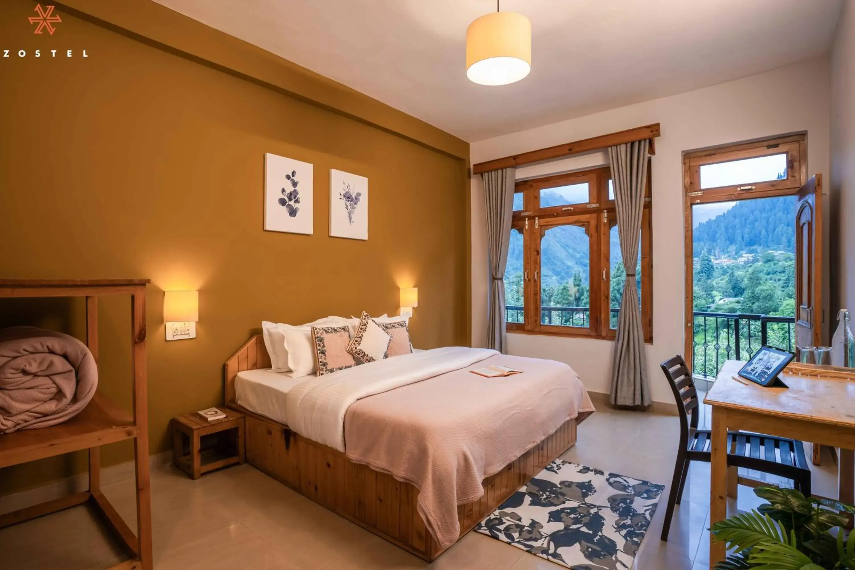 Bed in Zostel Pulga Bed in Zostel Pulga