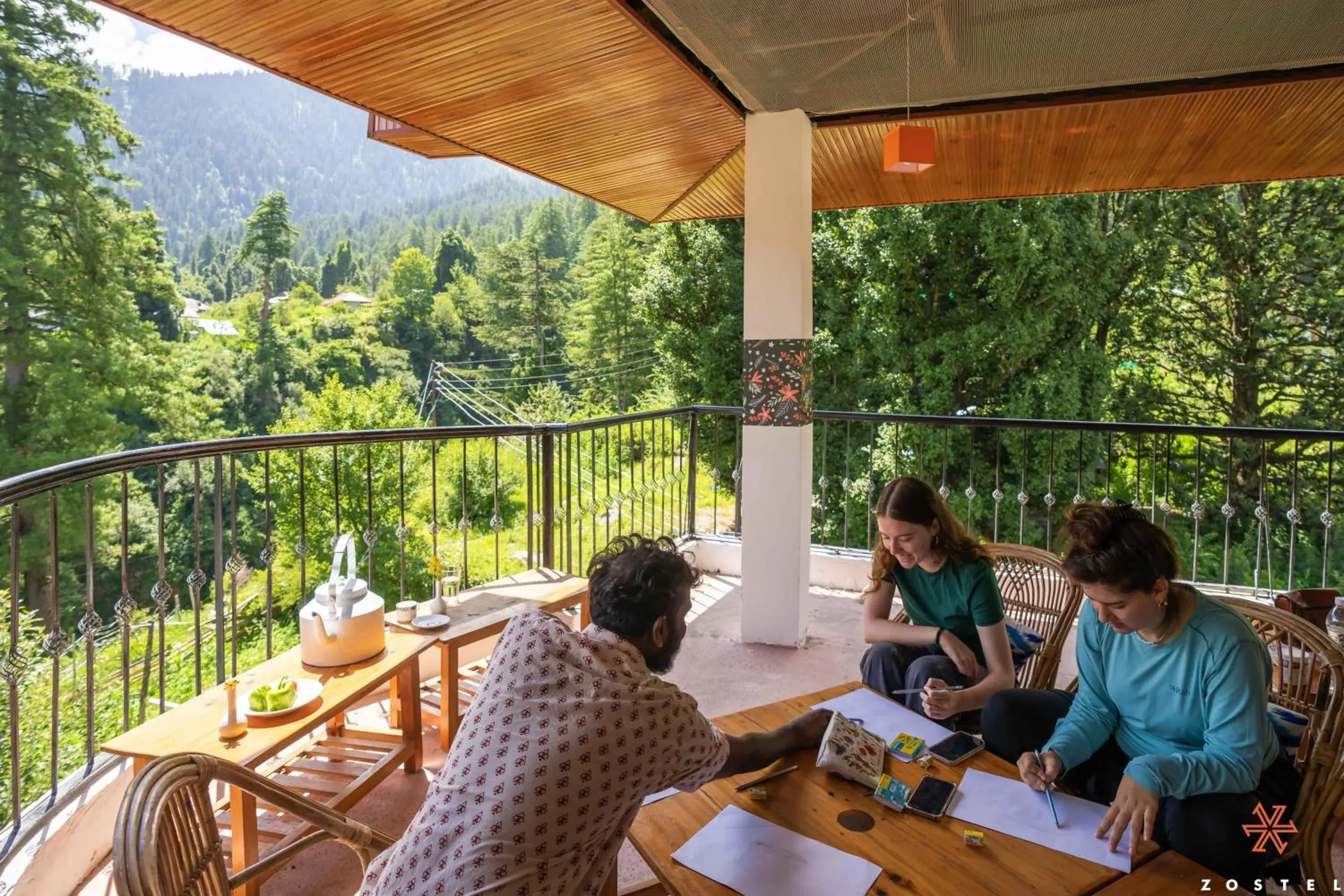 View (from property/room) in Zostel Pulga View (from property/room) in Zostel Pulga