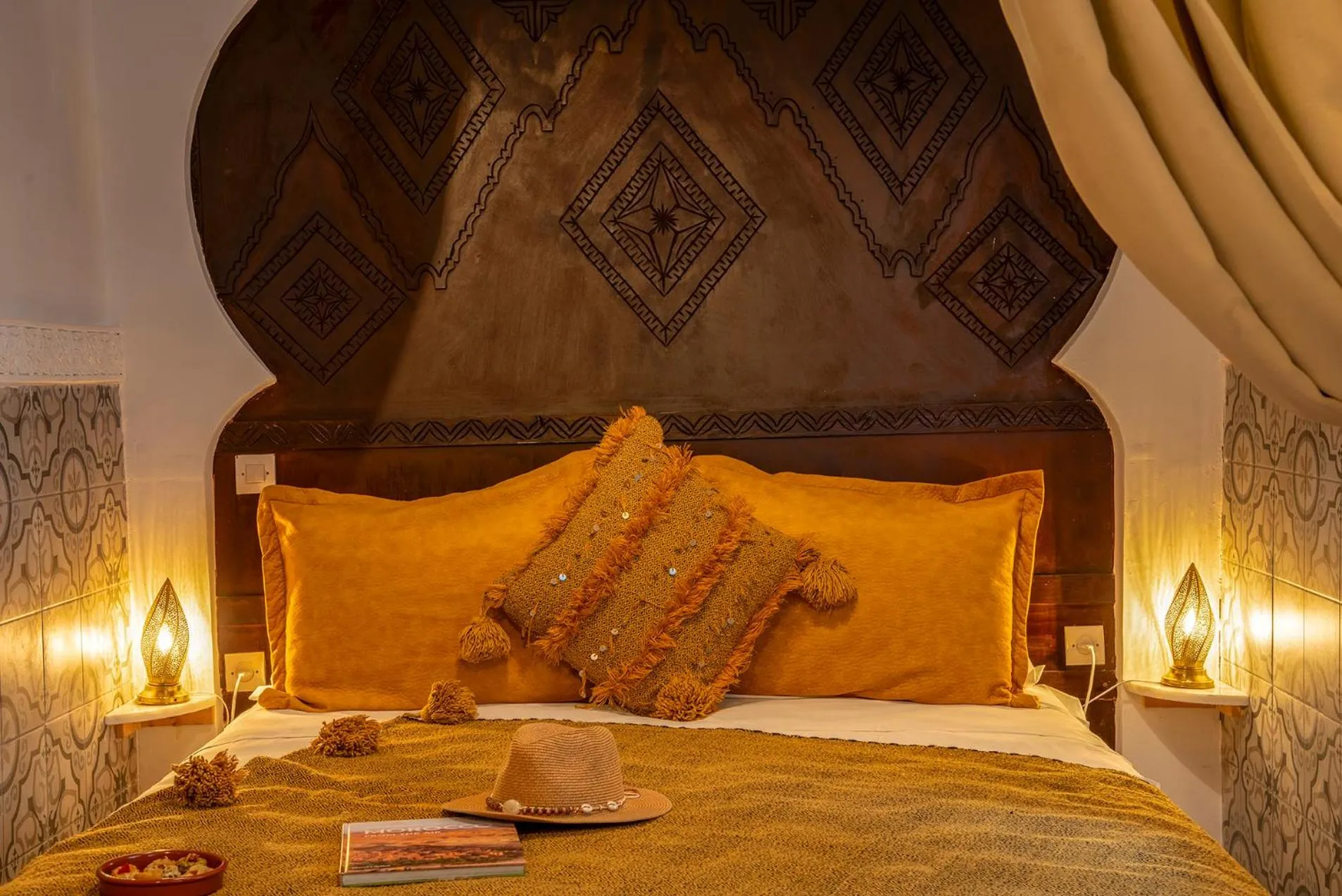 Bedroom, Bed in Riad Yalla habibi