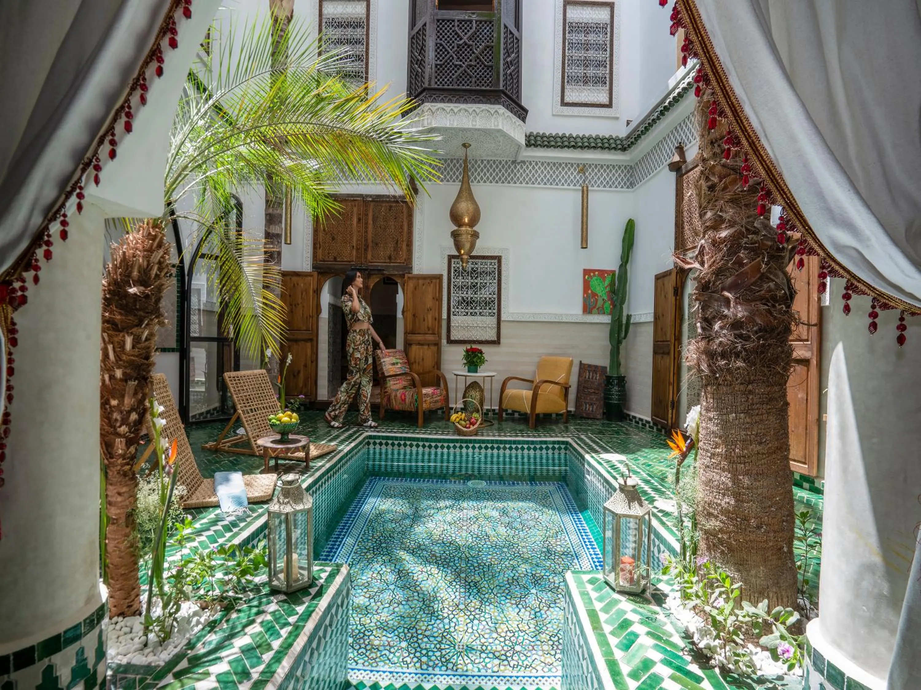 Garden in Riad Yalla habibi