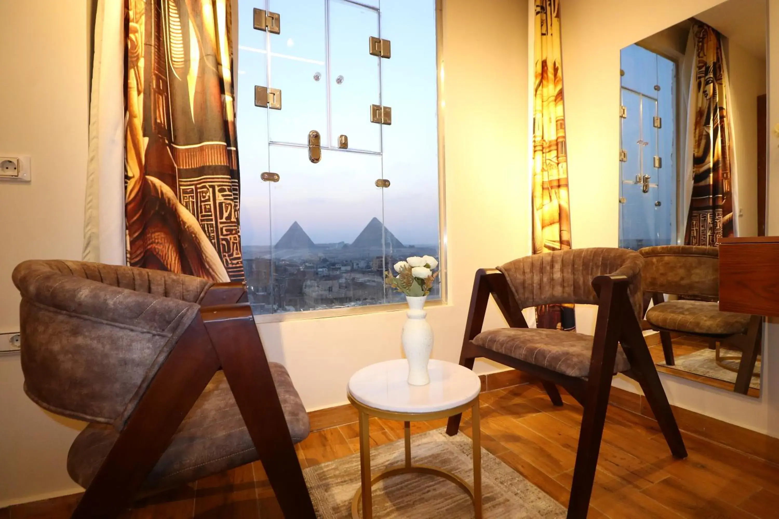 Double or Twin Room with View in Pyramids Skyline Hotel Cairo Double or Twin Room with View in Pyramids Skyline Hotel Cairo