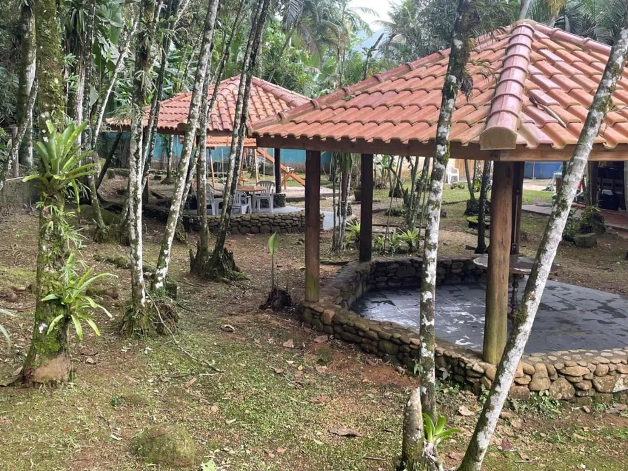 Garden in Pousada Canto de Itamambuca