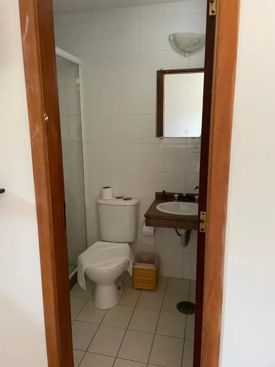 Bathroom in Pousada Canto de Itamambuca