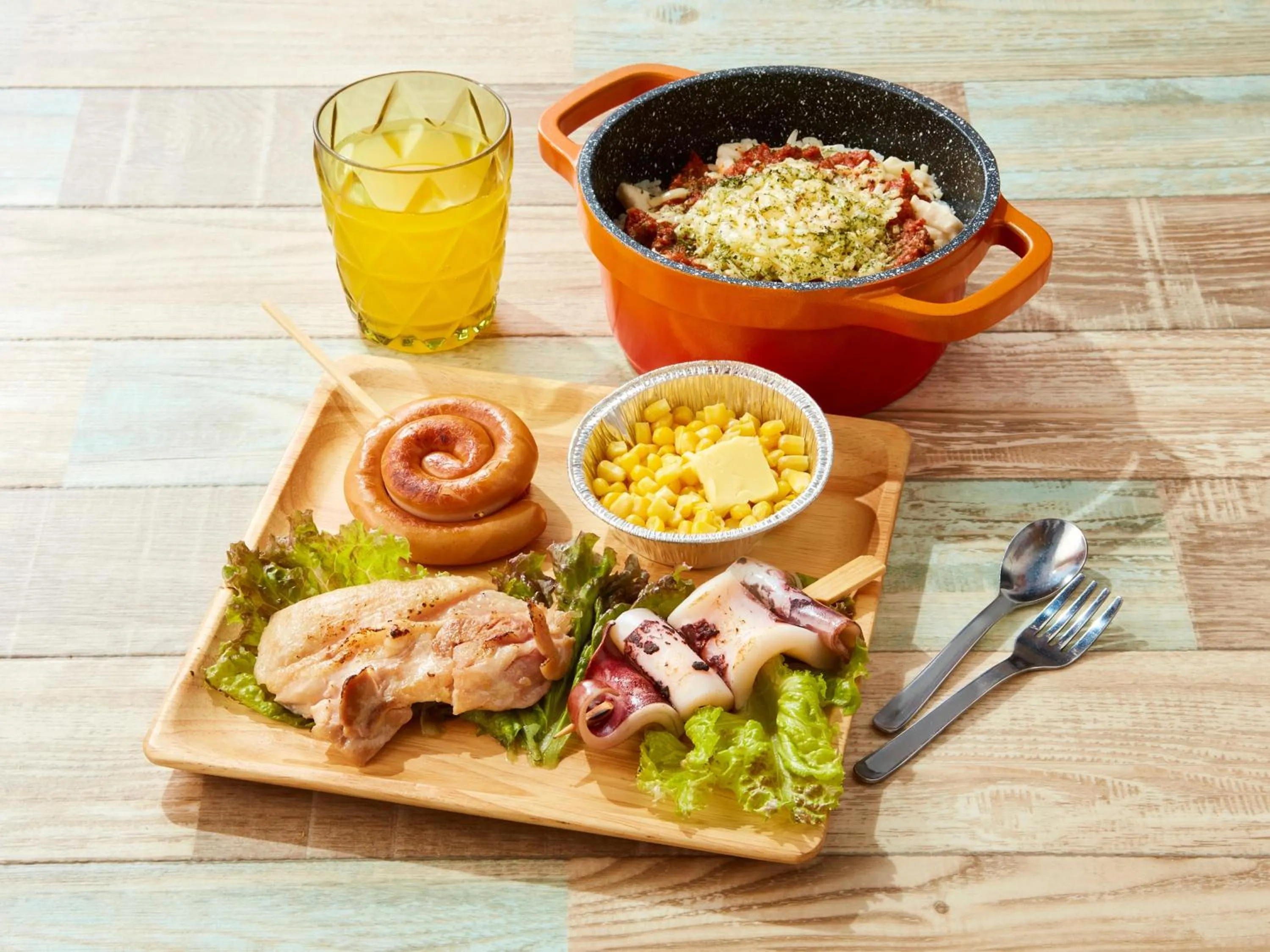 Food in Takatakiko Glamping Resort