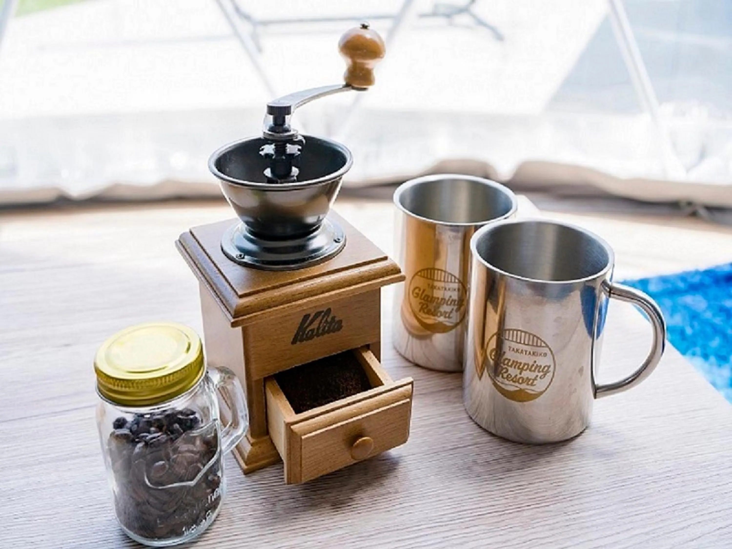 Coffee/tea facilities in Takatakiko Glamping Resort