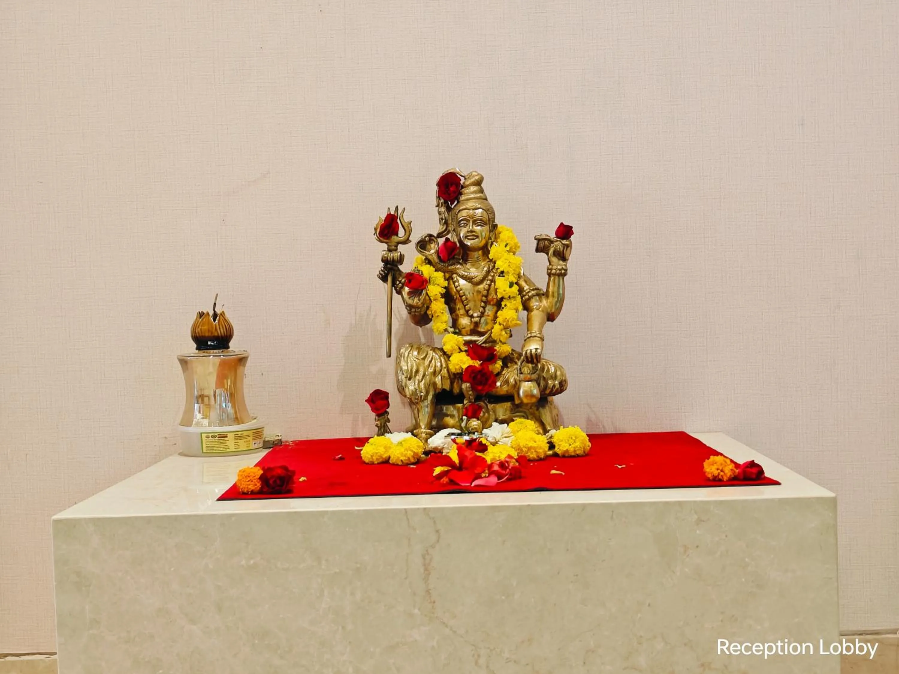 Decorative detail in Ramada by Wyndham Ahmedabad Narendra Modi Stadium Motera