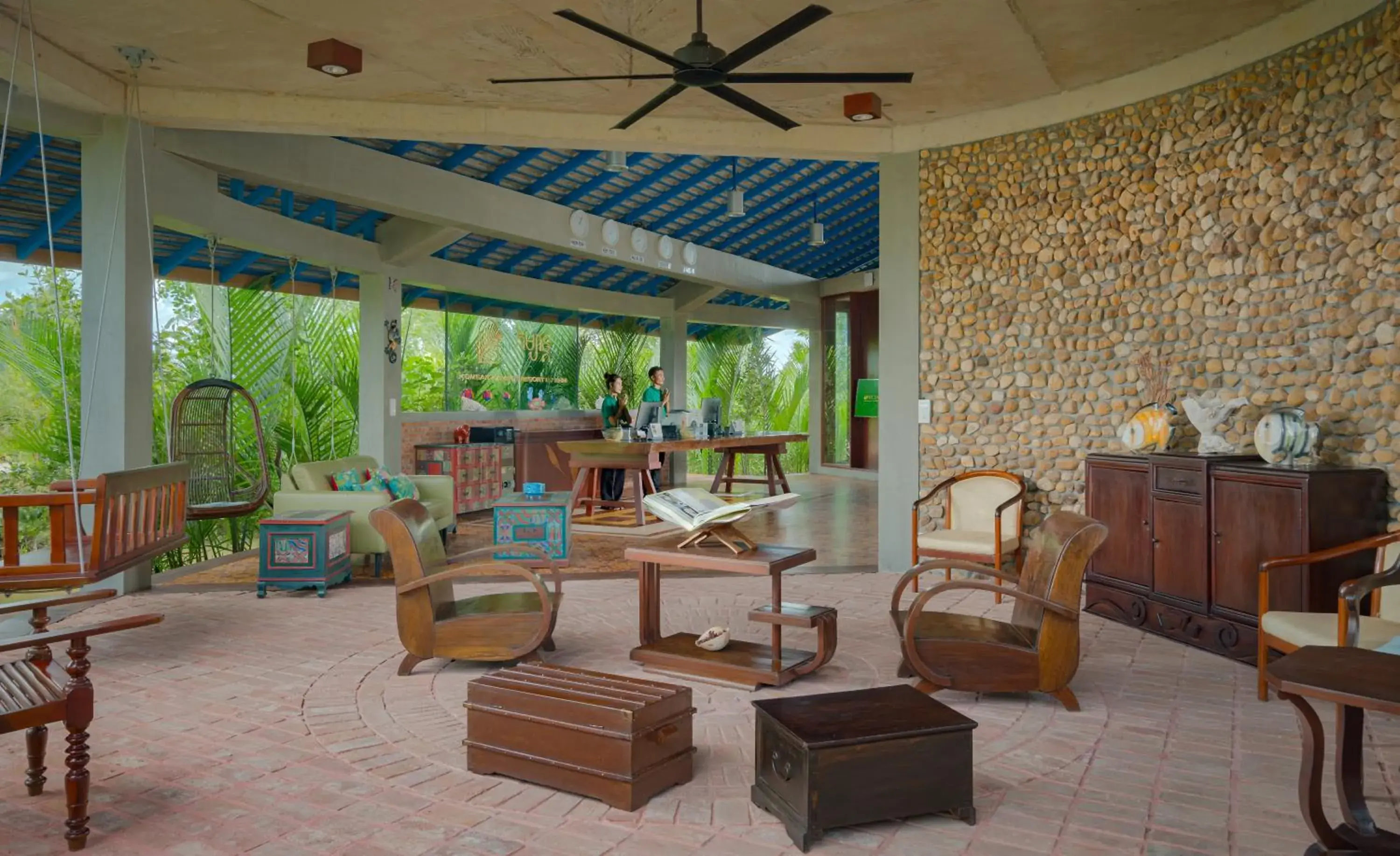 Lobby or reception in Komsan Kampot Resort Lobby or reception in Komsan Kampot Resort