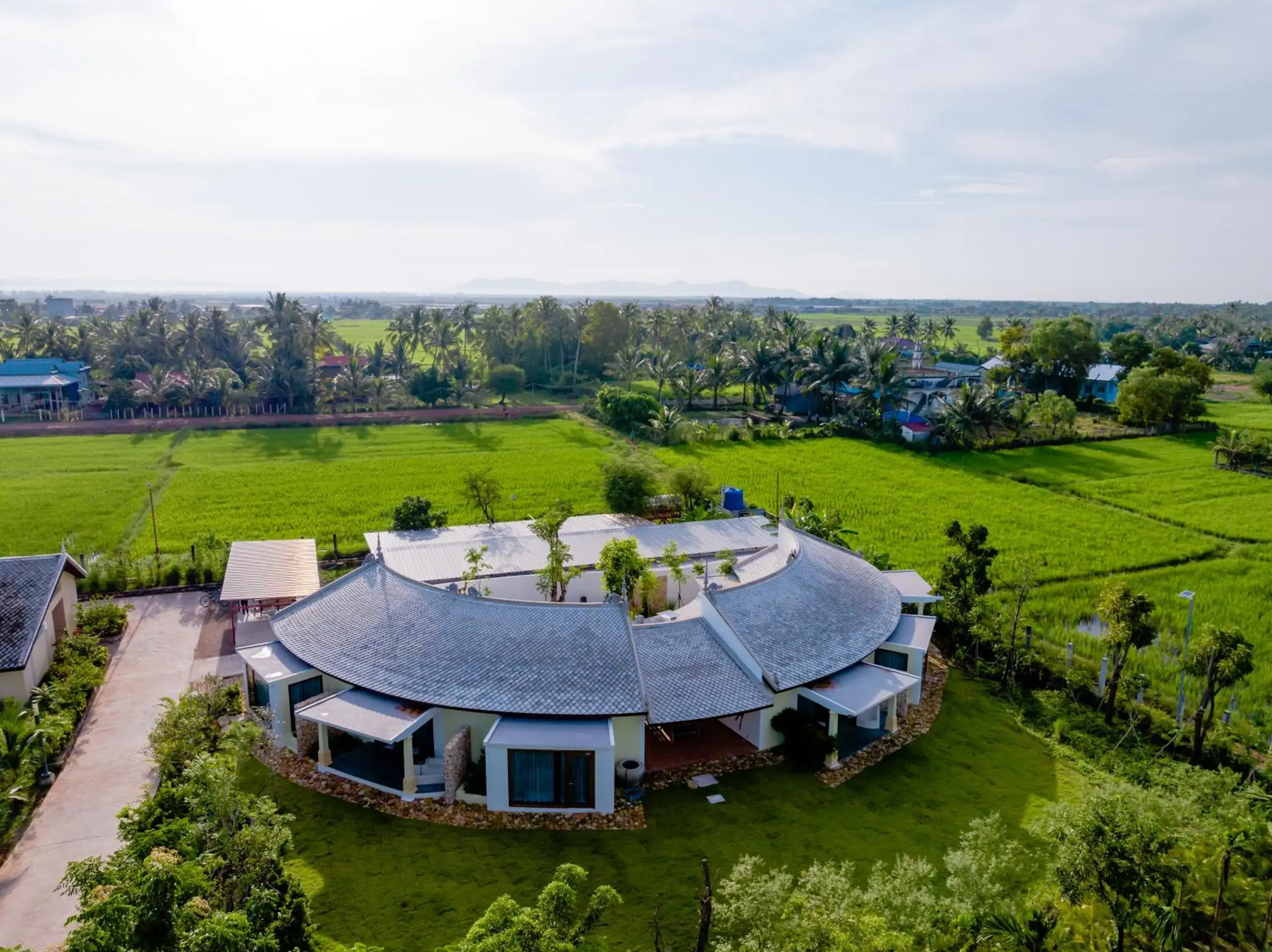 Bird's eye view in Komsan Kampot Resort Bird's eye view in Komsan Kampot Resort