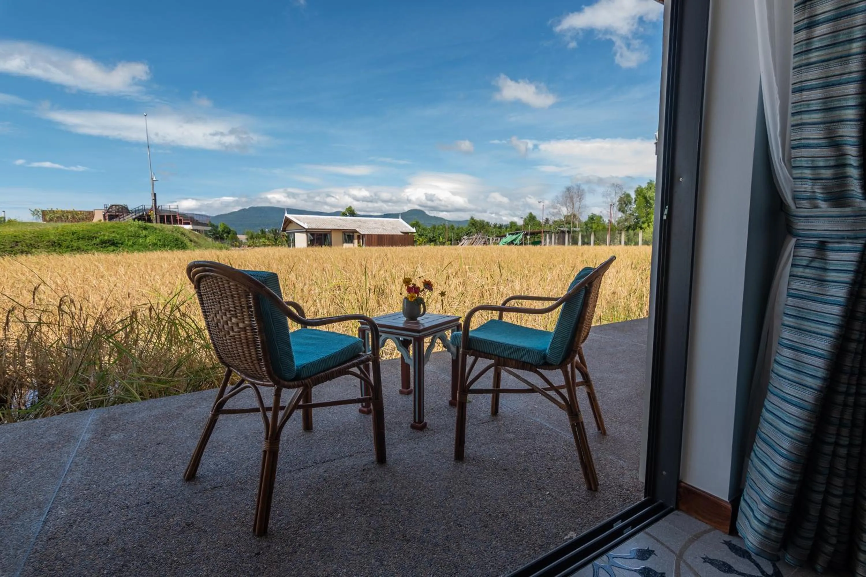 Patio in Komsan Kampot Resort