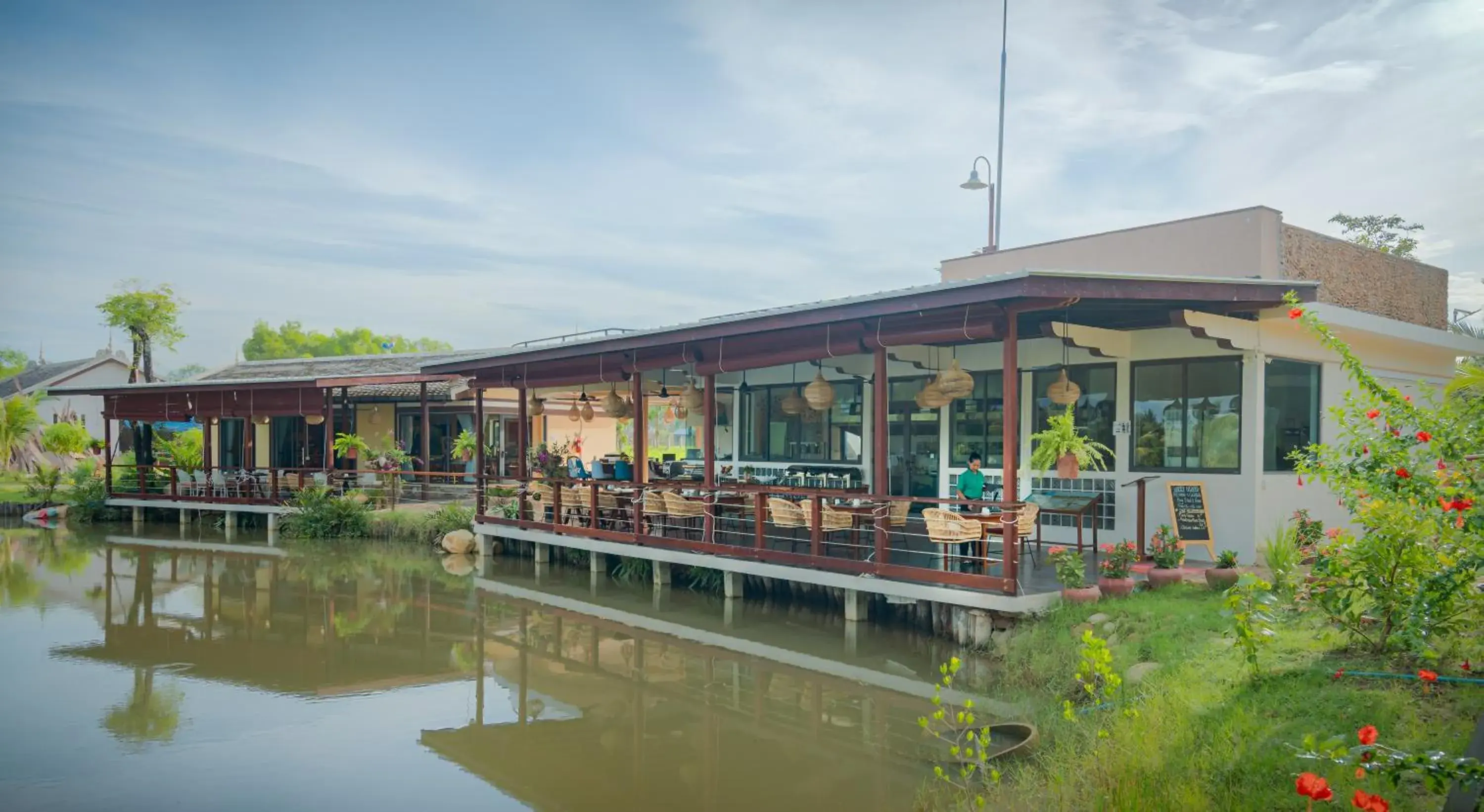 Property building in Komsan Kampot Resort Property building in Komsan Kampot Resort