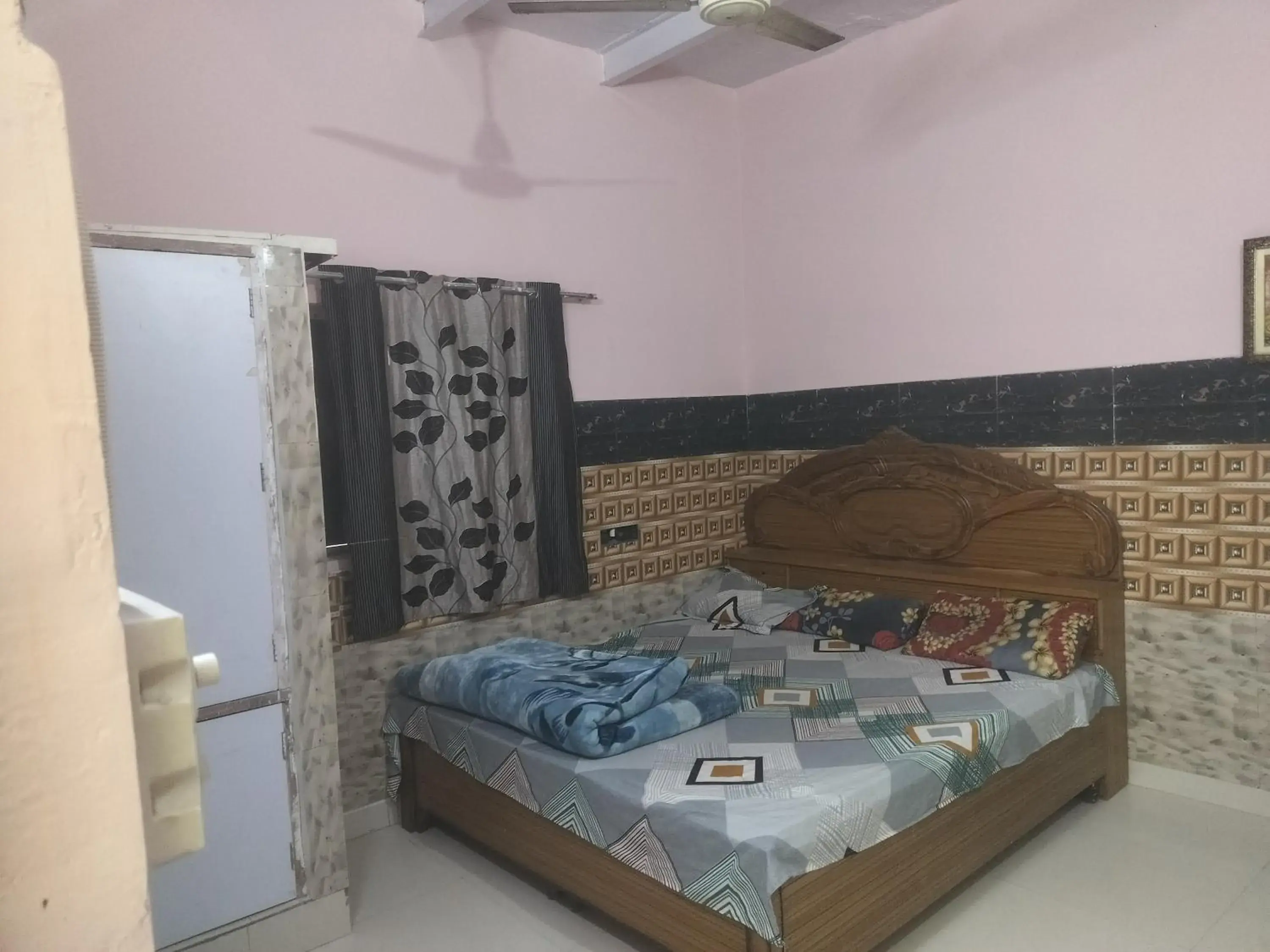 Bed in Shri Krishna Kunj homestay Bed in Shri Krishna Kunj homestay