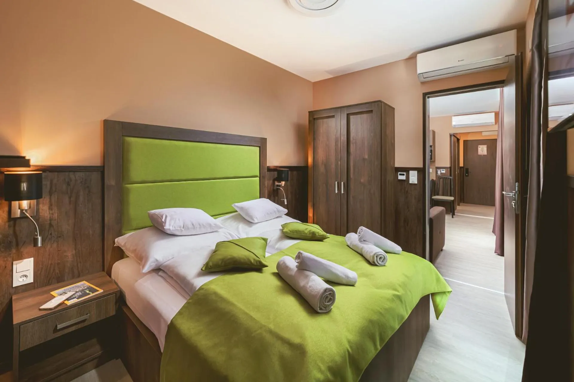 Bed in Park Hotel Bükfürdő