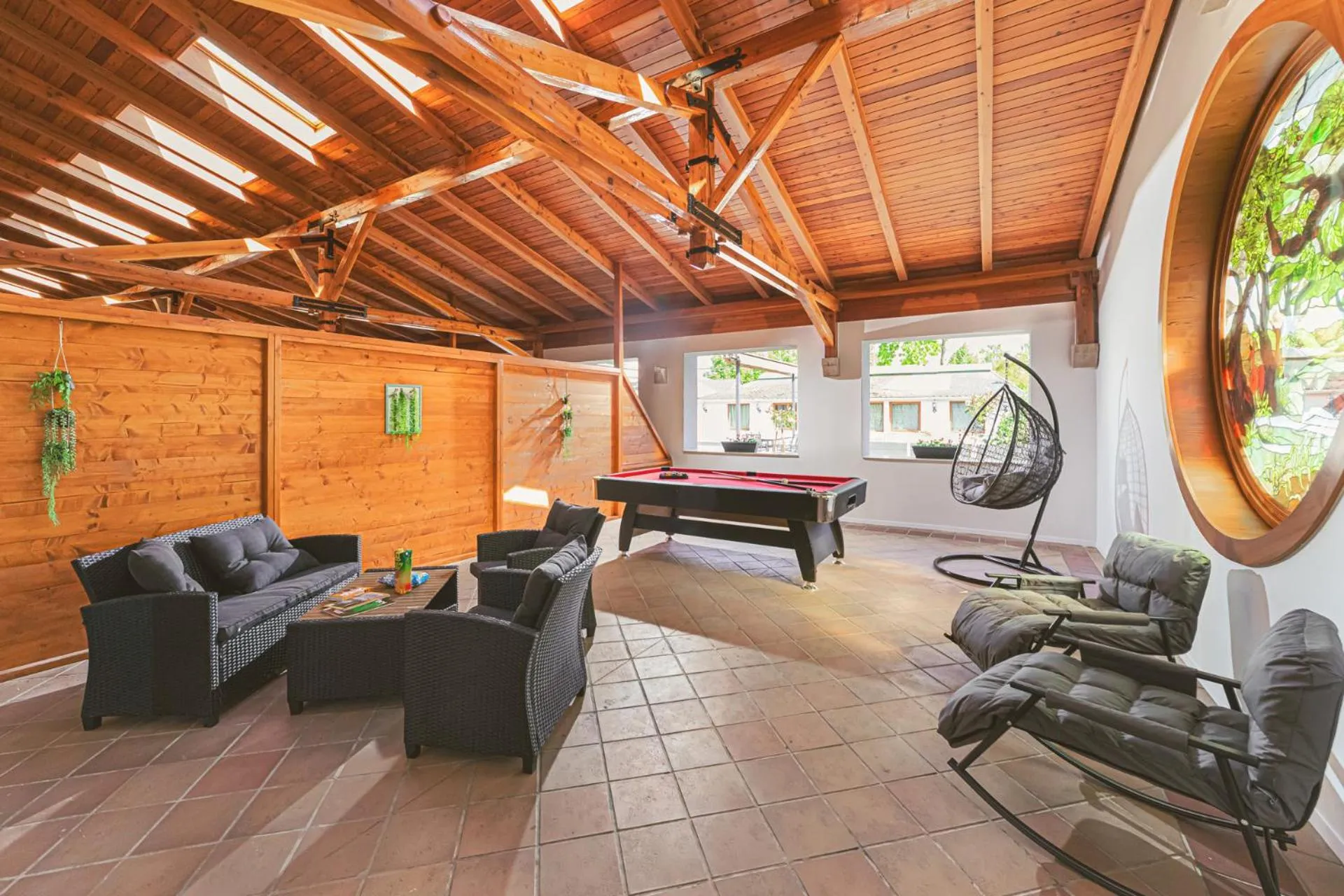 Balcony/Terrace in Park Hotel Bükfürdő