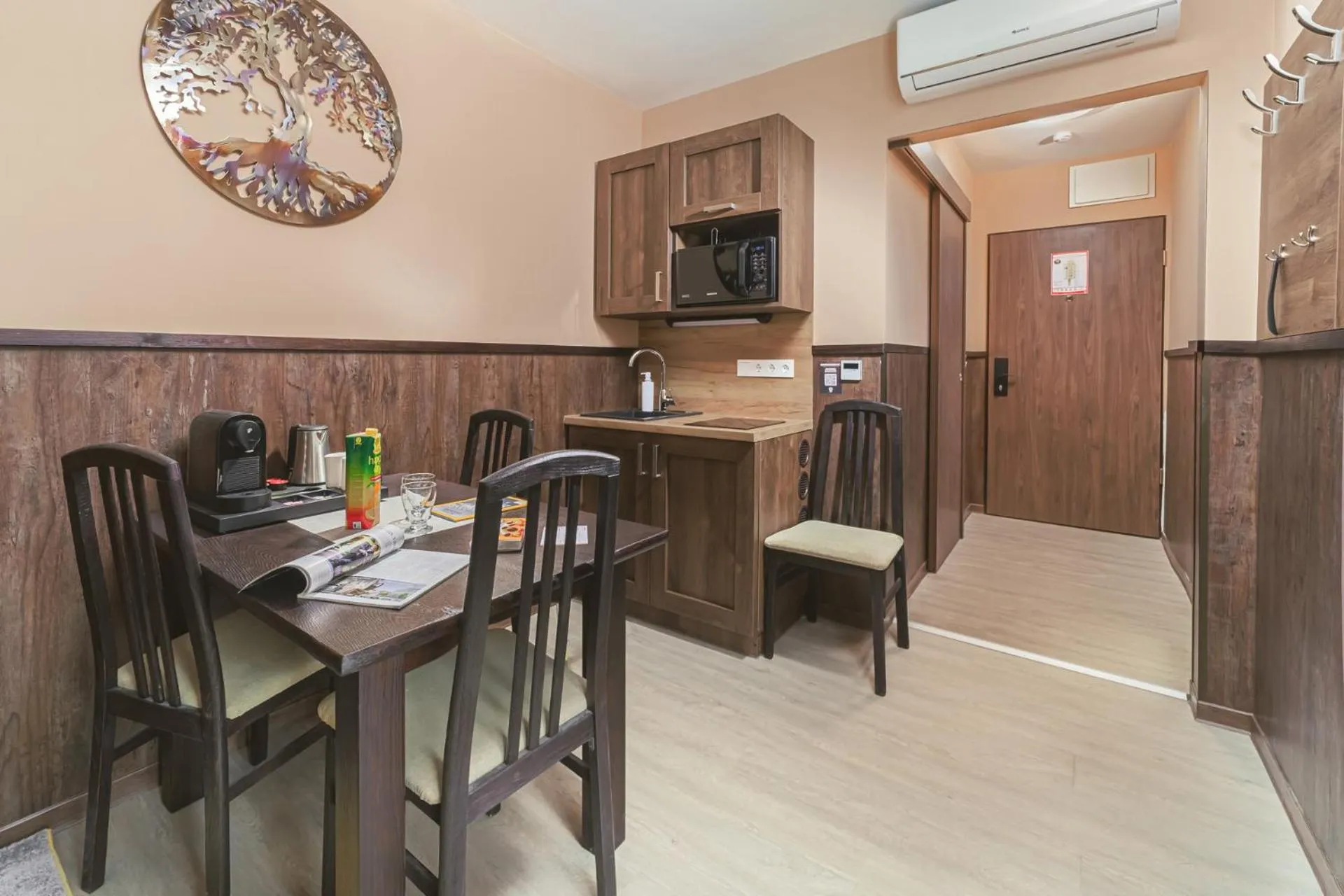 Kitchen or kitchenette in Park Hotel Bükfürdő