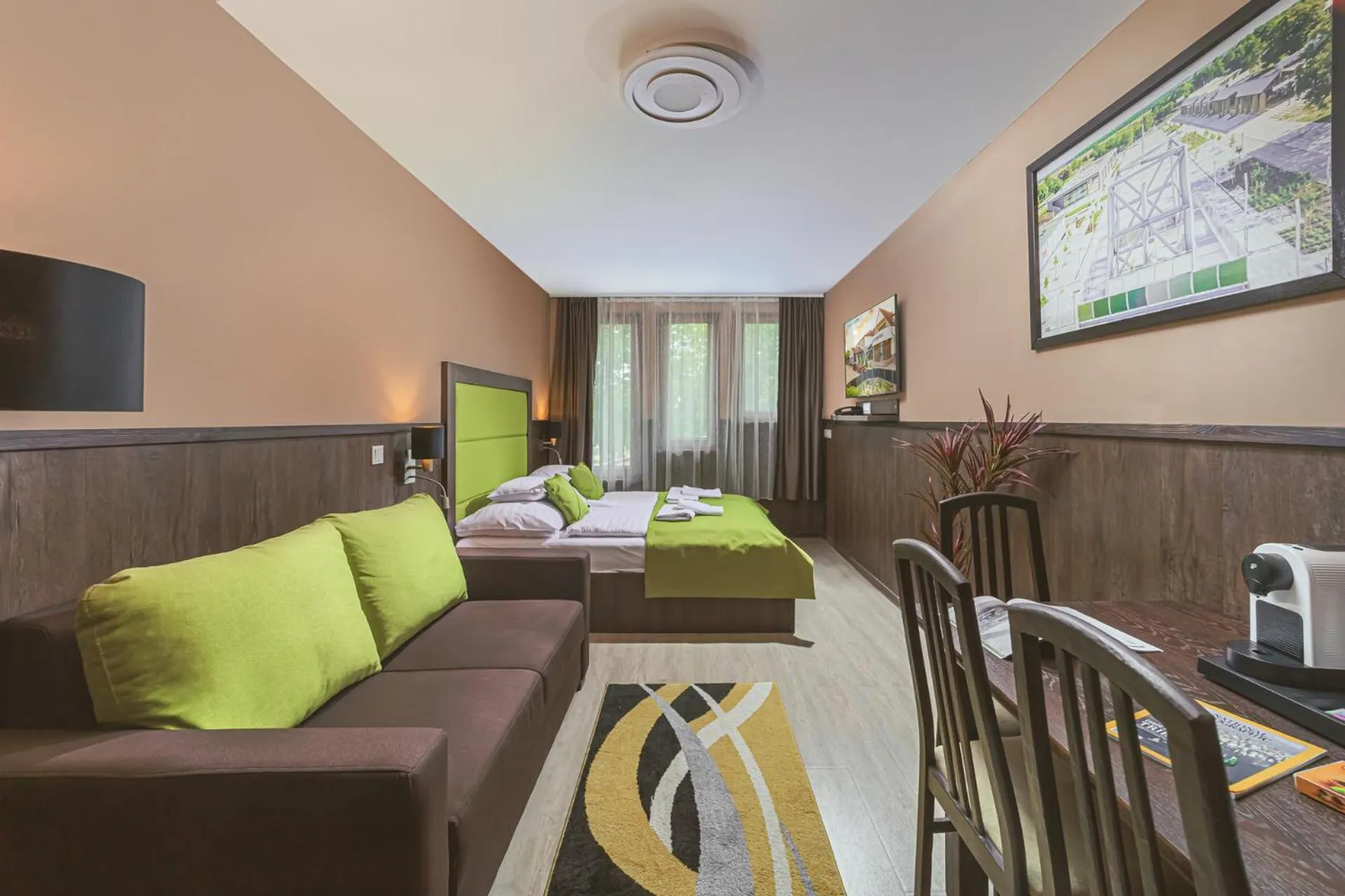 Bed in Park Hotel Bükfürdő