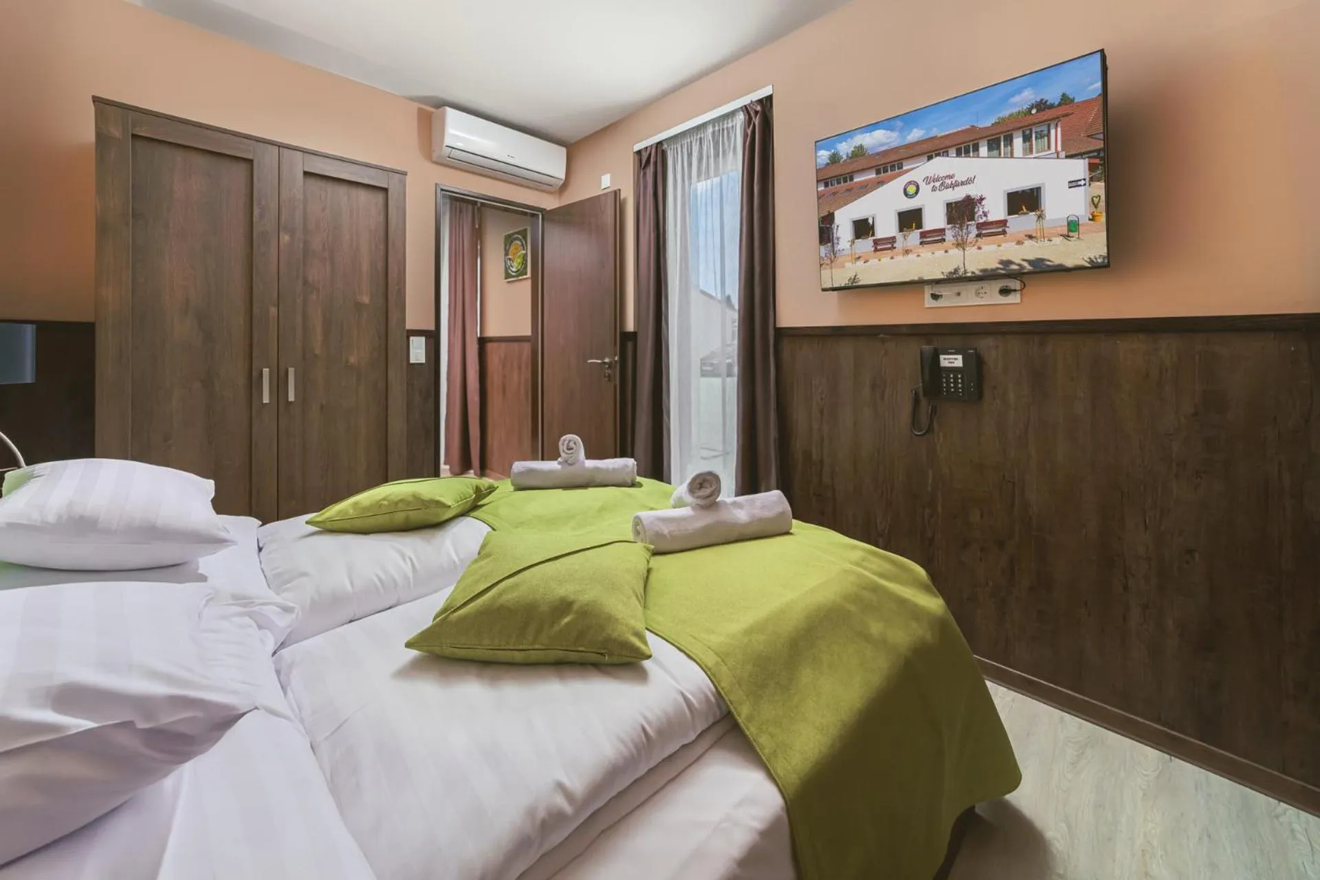 Bed in Park Hotel Bükfürdő