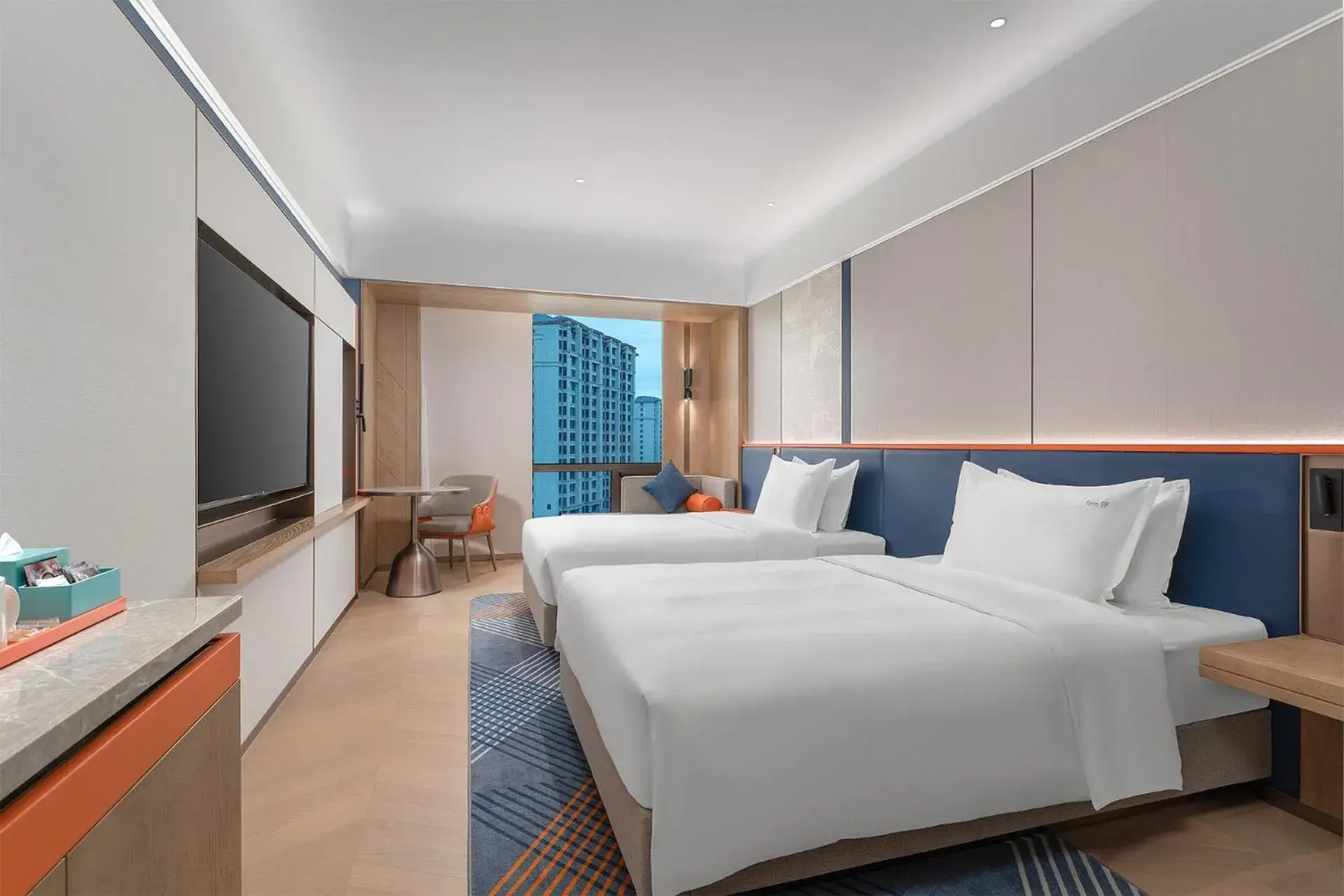Bed in Holiday Inn Express Datong Pingcheng by IHG Bed in Holiday Inn Express Datong Pingcheng by IHG