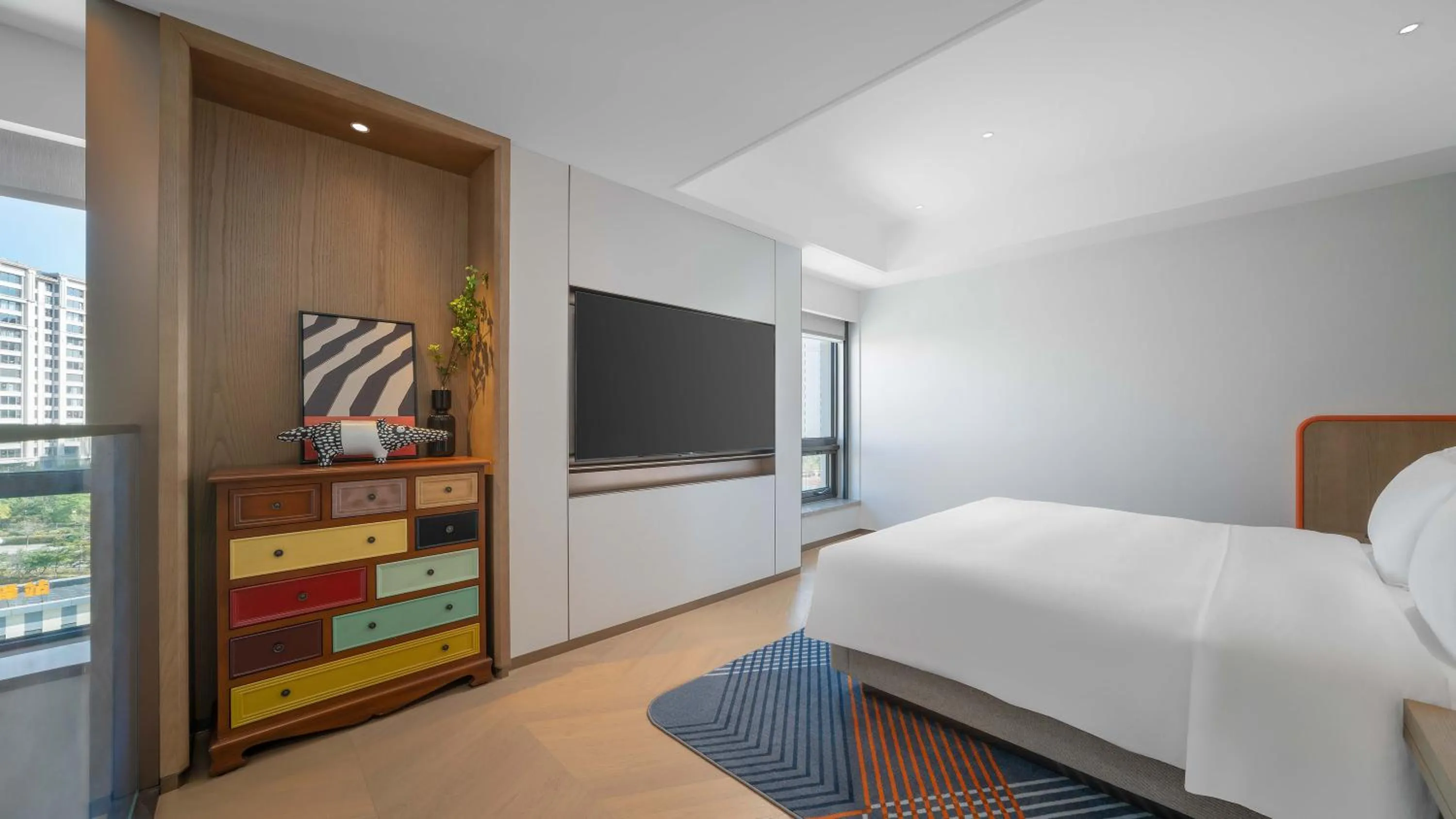 Bed in Holiday Inn Express Datong Pingcheng by IHG