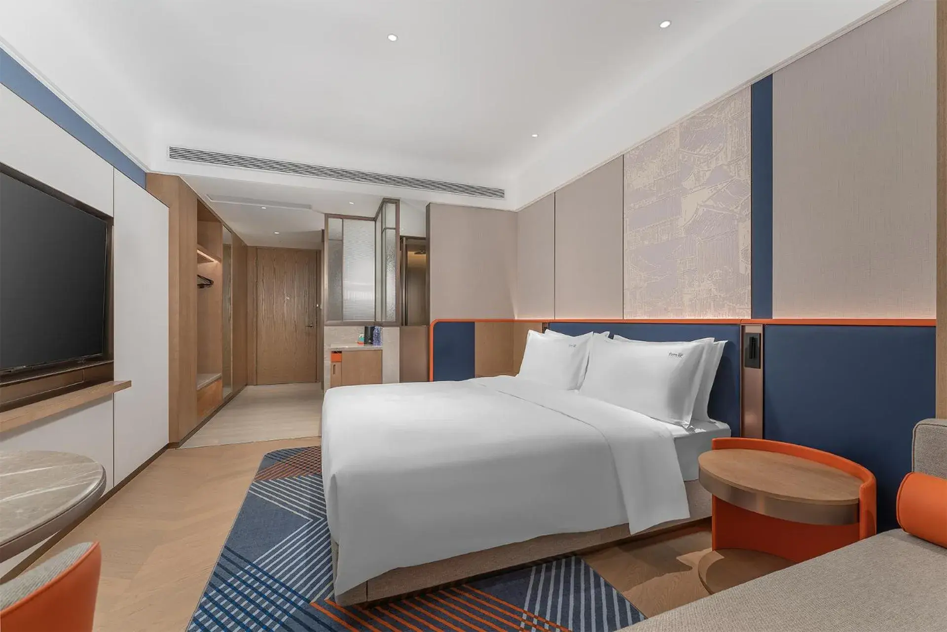Bed in Holiday Inn Express Datong Pingcheng by IHG Bed in Holiday Inn Express Datong Pingcheng by IHG