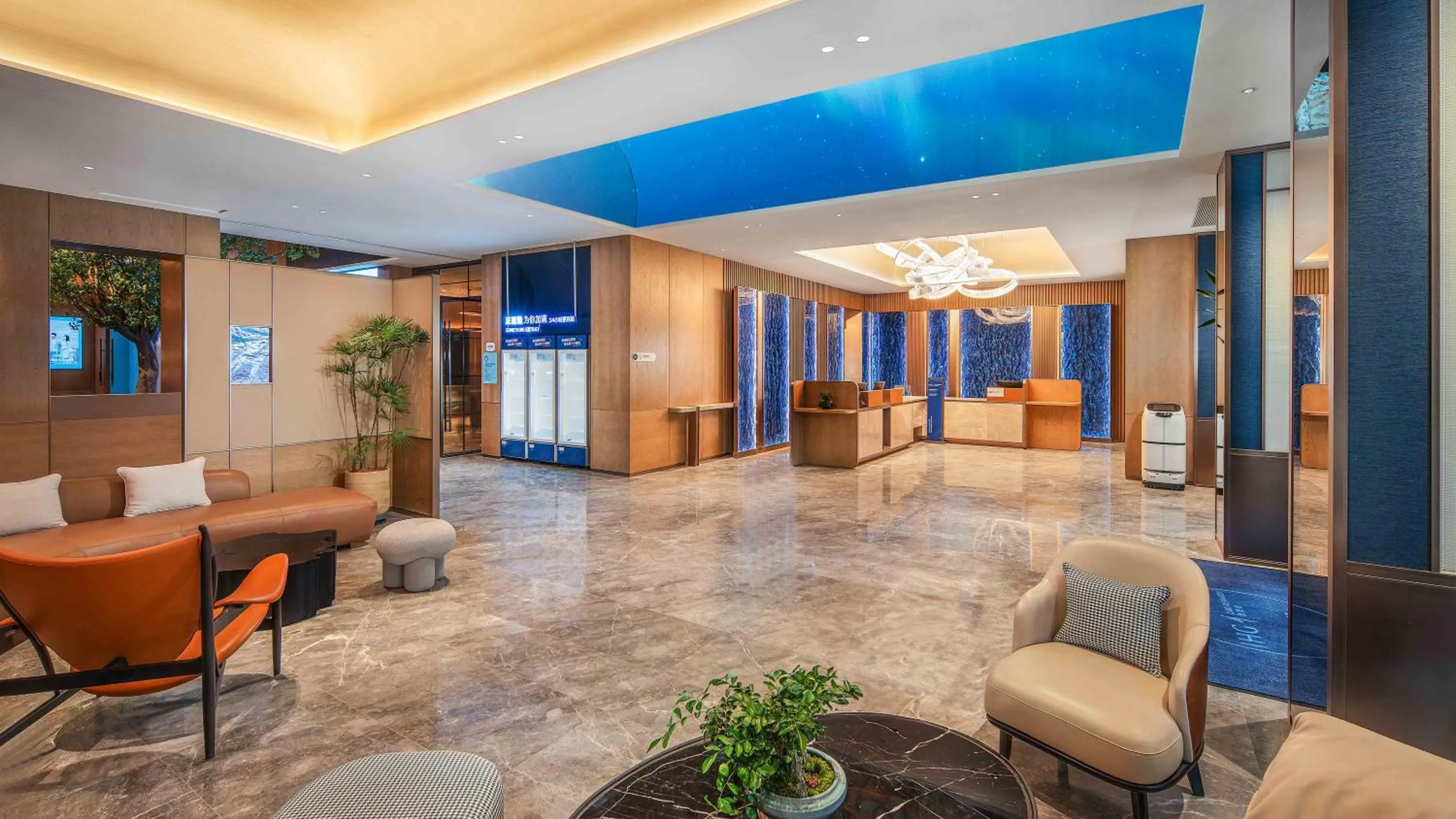 Lobby or reception in Holiday Inn Express Datong Pingcheng by IHG