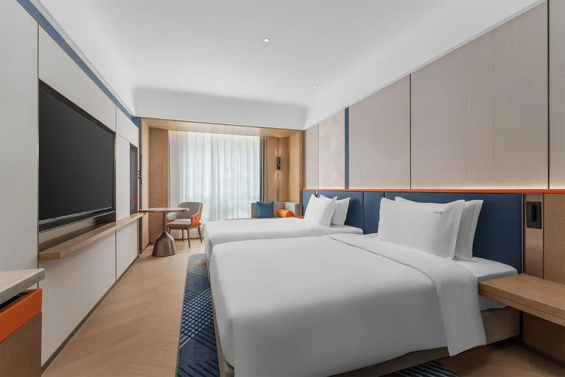 Bed in Holiday Inn Express Datong Pingcheng by IHG Bed in Holiday Inn Express Datong Pingcheng by IHG