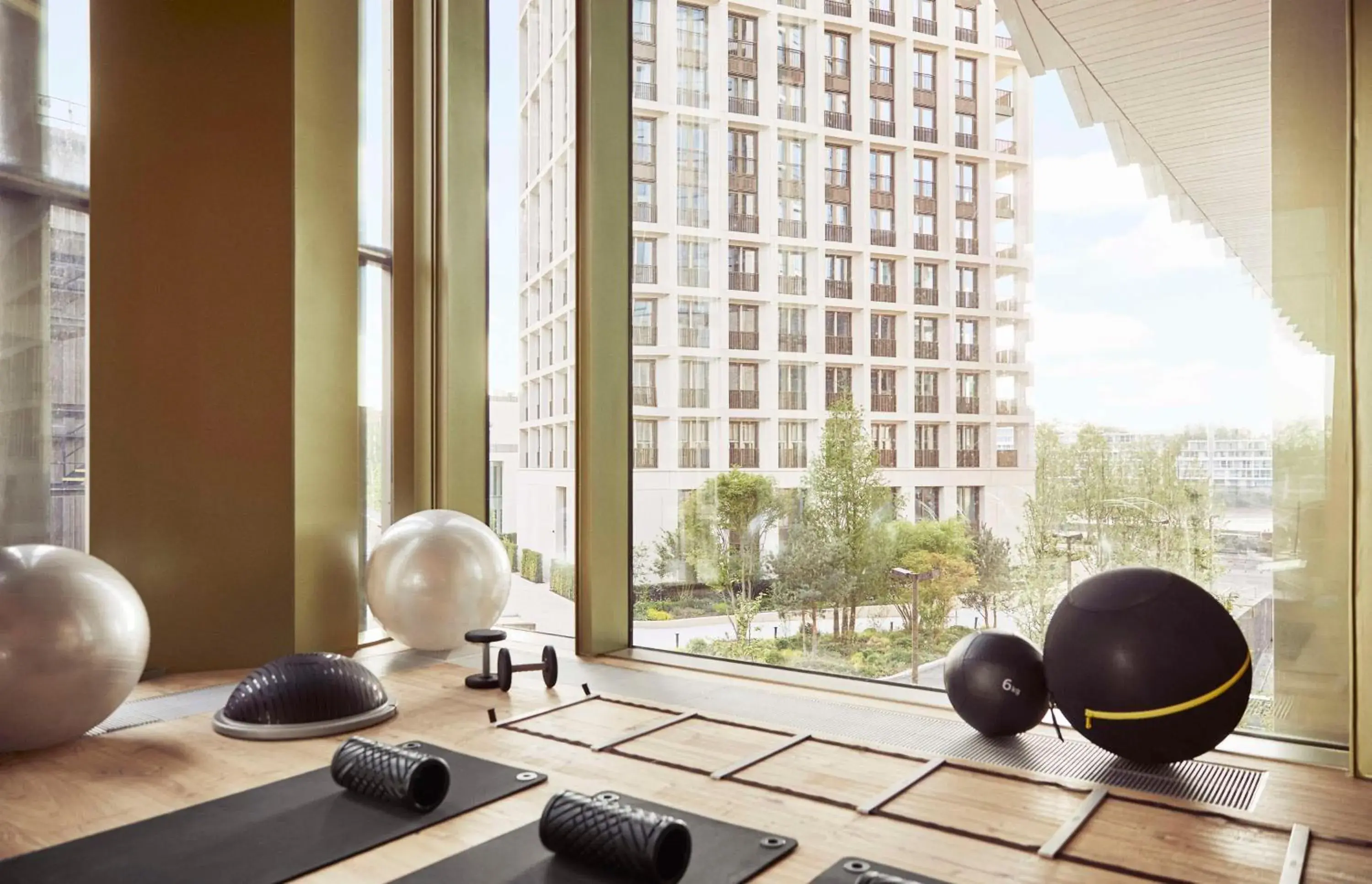 Fitness centre/facilities in Park Hyatt London River Thames Fitness centre/facilities in Park Hyatt London River Thames