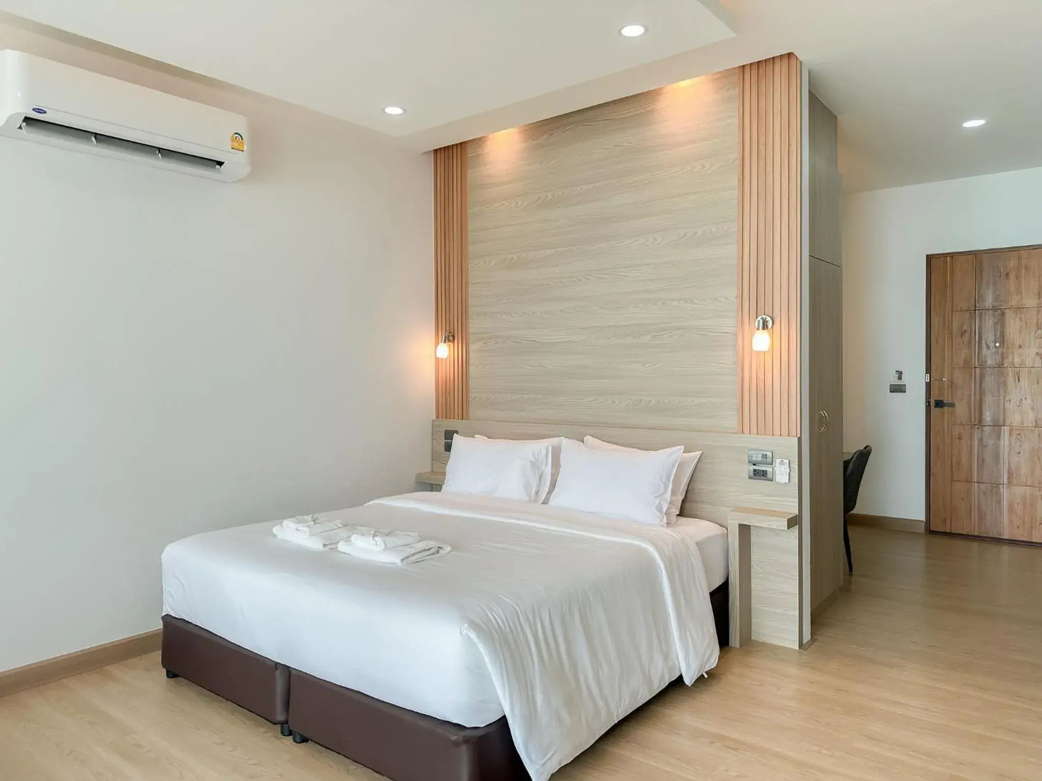 Bed in 2SIS'S Khanom Resotel Bed in 2SIS'S Khanom Resotel