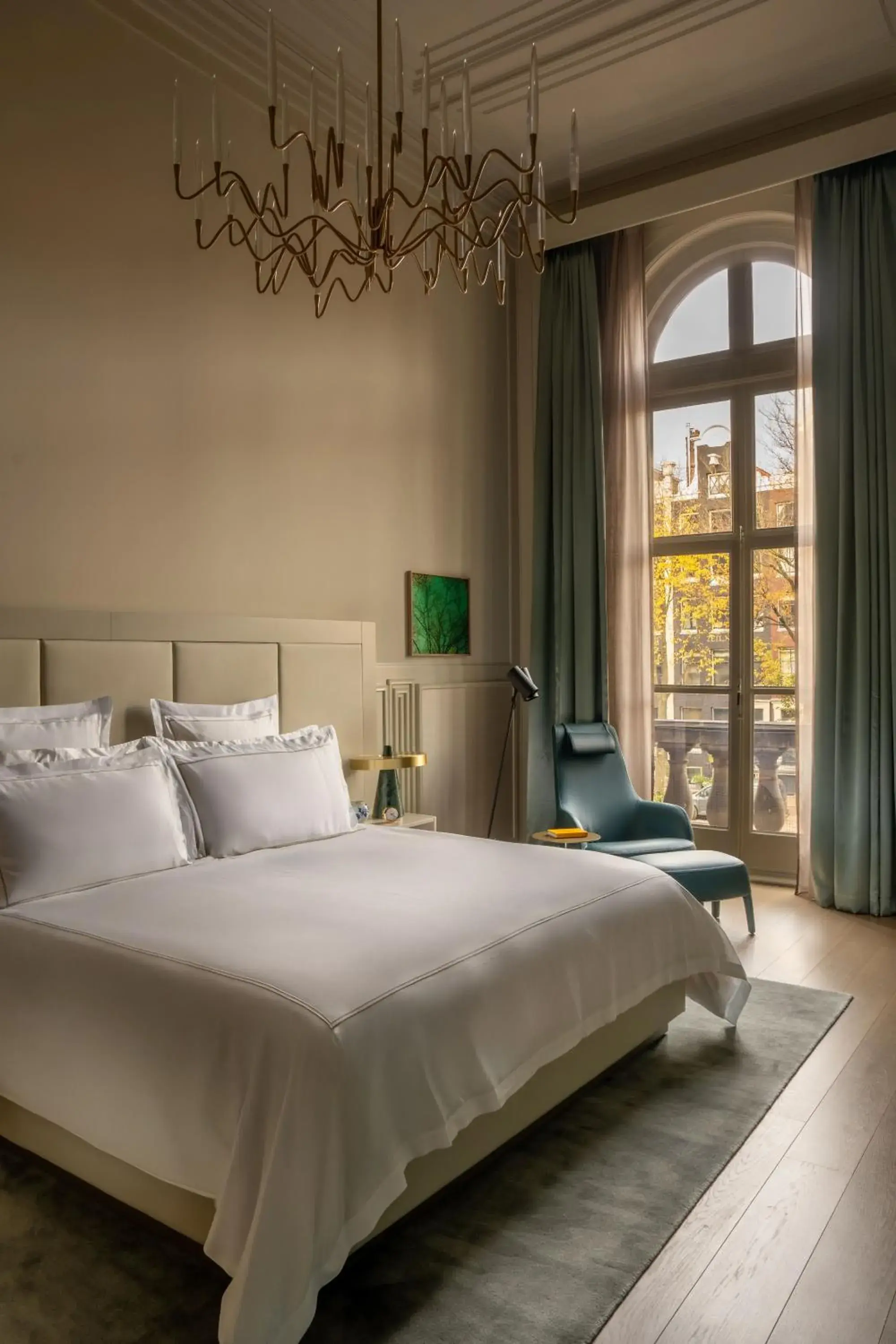 Bedroom, Bed in Rosewood Amsterdam Bedroom, Bed in Rosewood Amsterdam