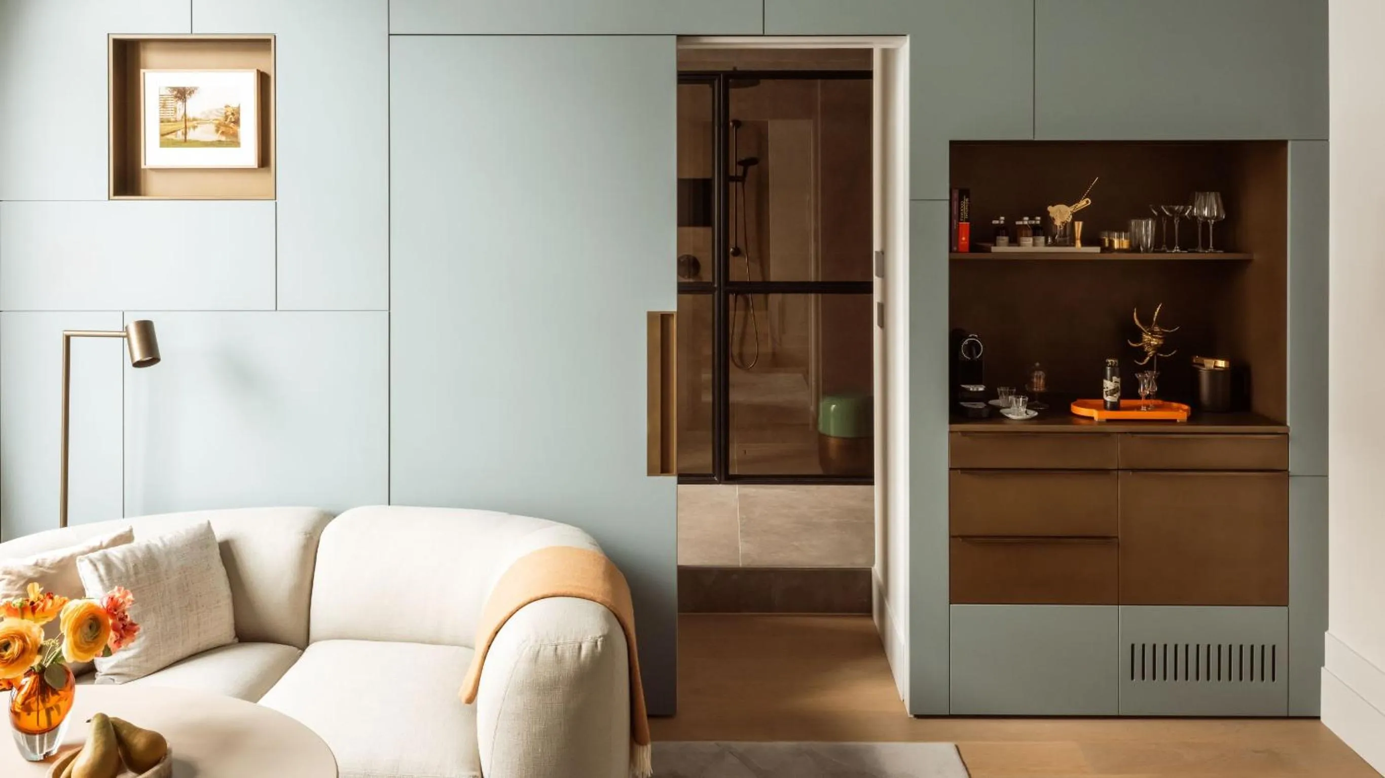 Seating area in Rosewood Amsterdam