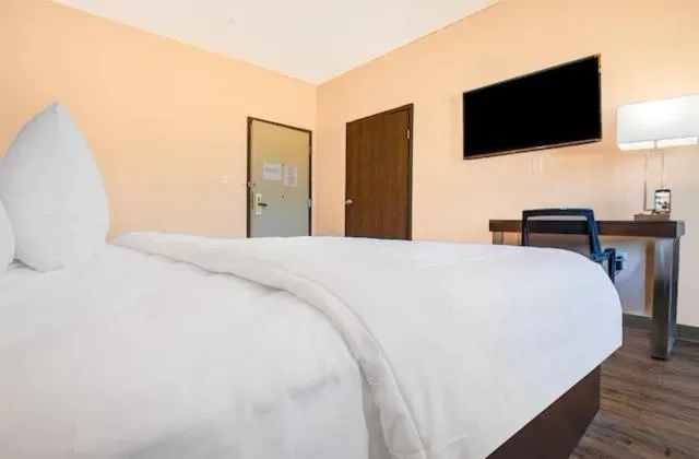 Bed in Royal Inn & Suites