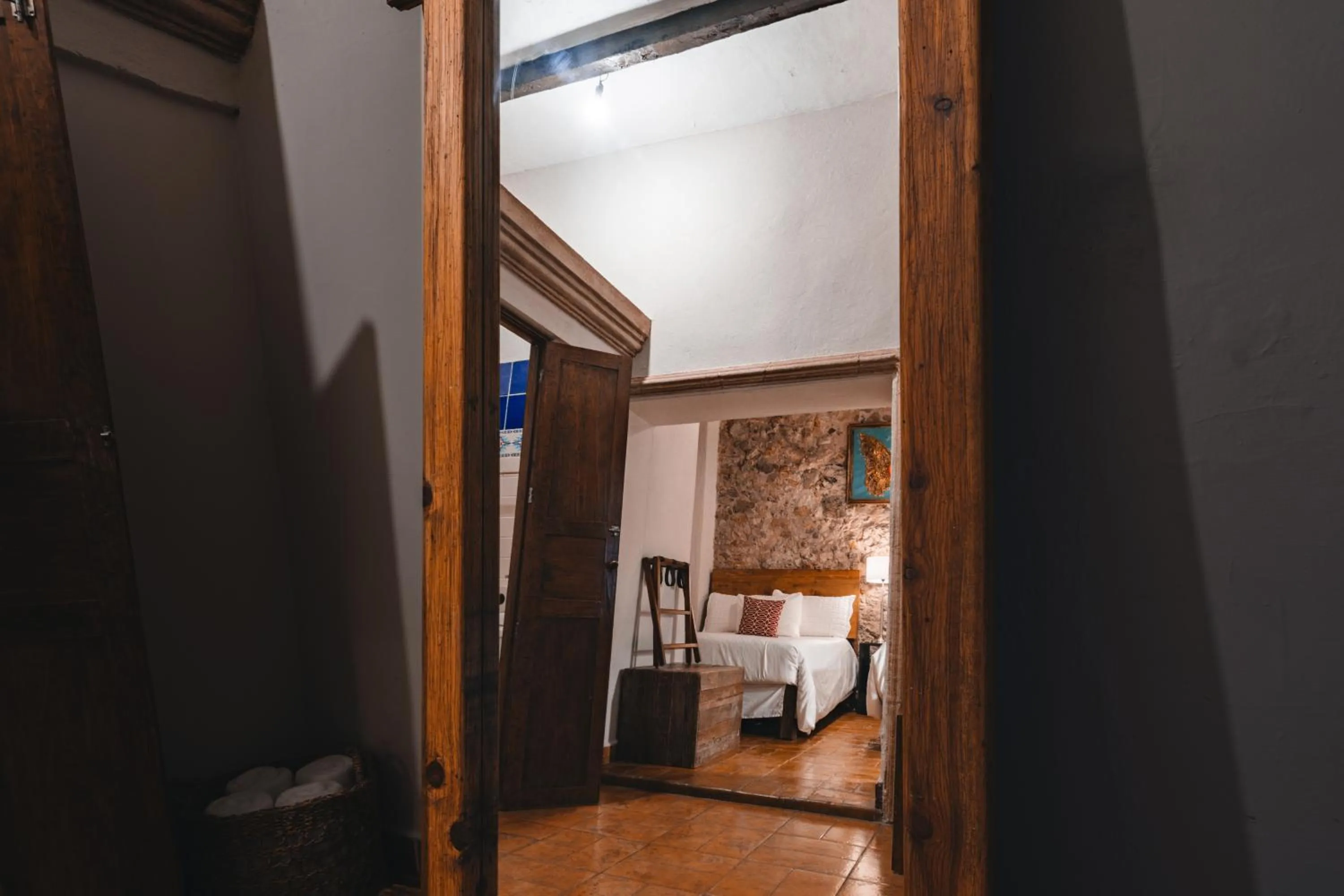 Decorative detail, Bed in Te Amo Hotel Boutique