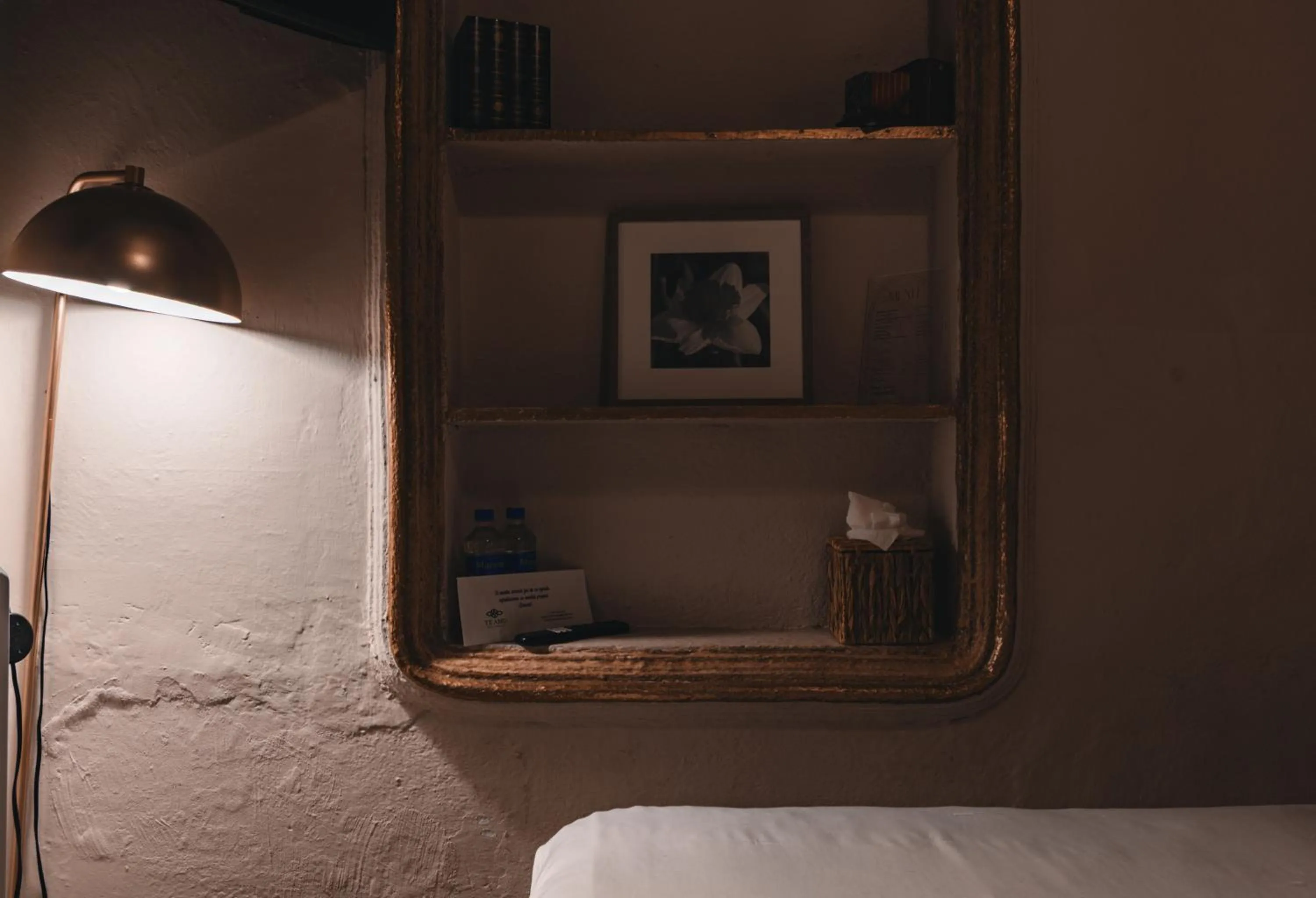 Decorative detail, Bed in Te Amo Hotel Boutique