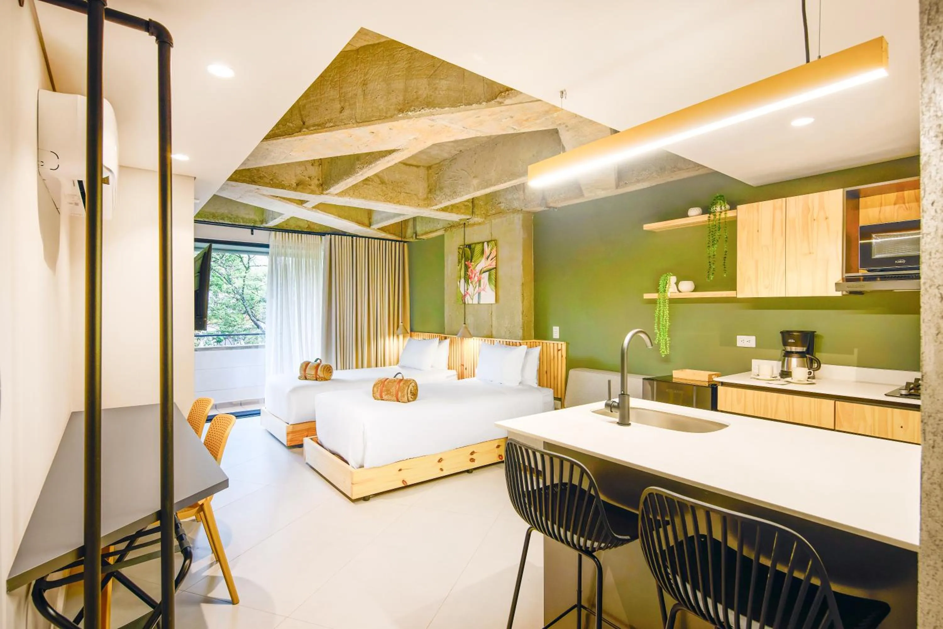 Bed in Firenze Lofts