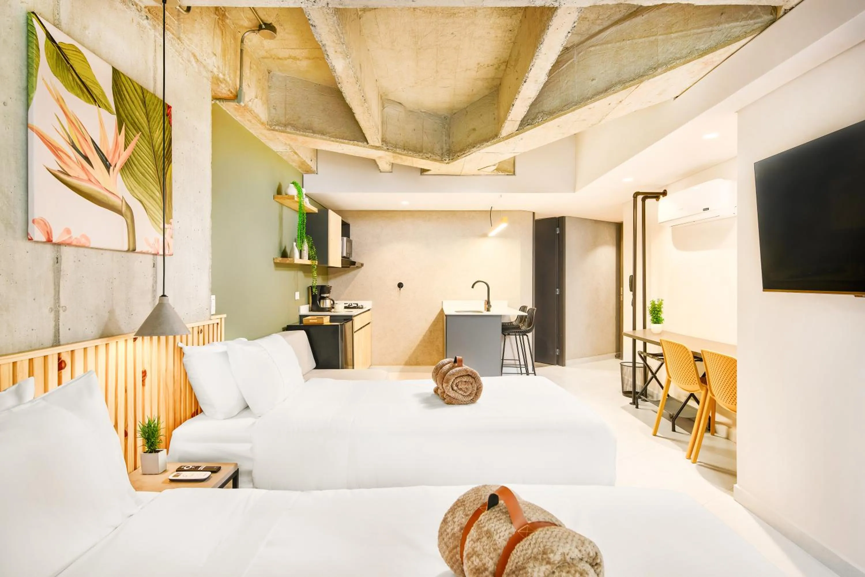 Bed in Firenze Lofts