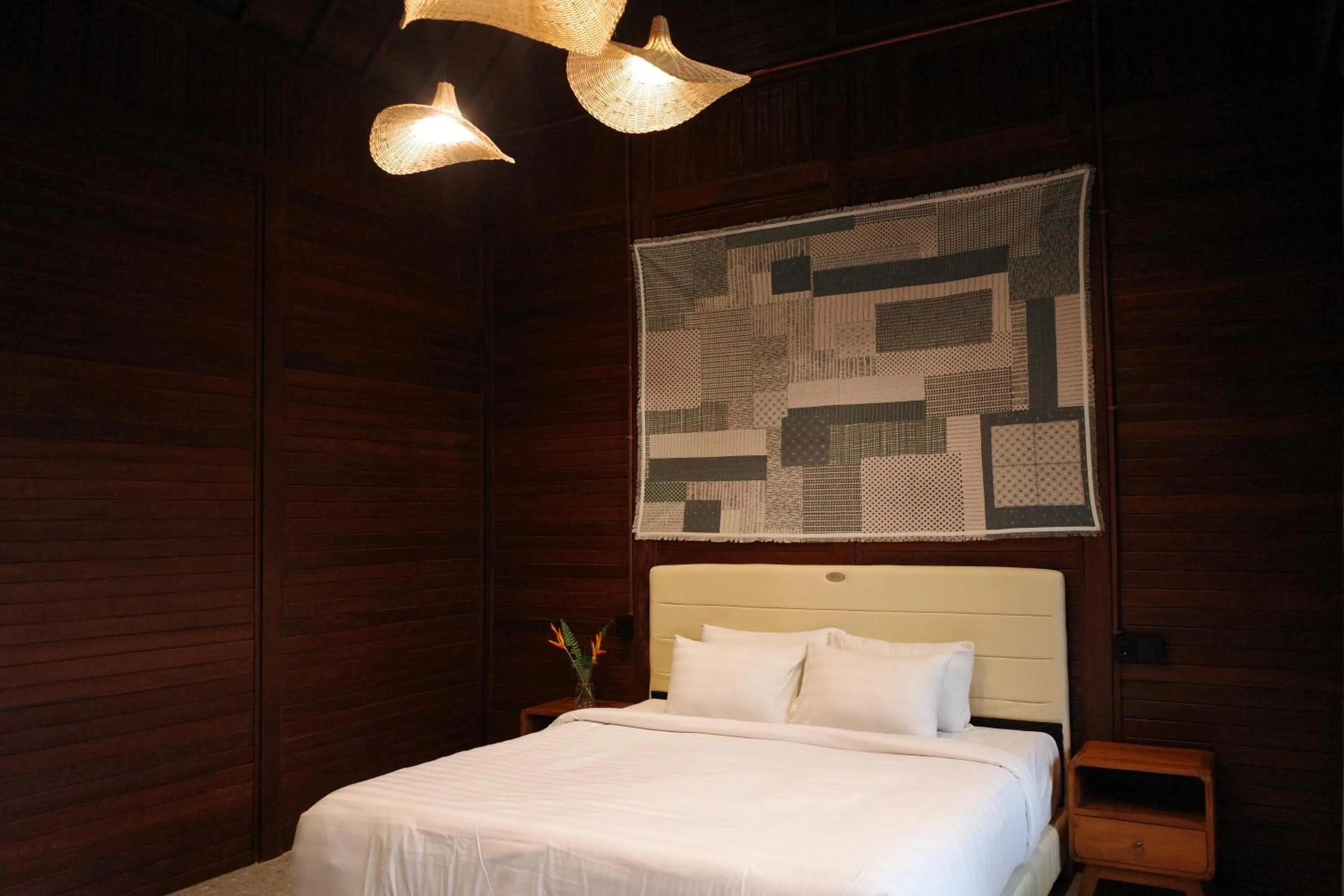 Bedroom, Bed in The Riang Villa