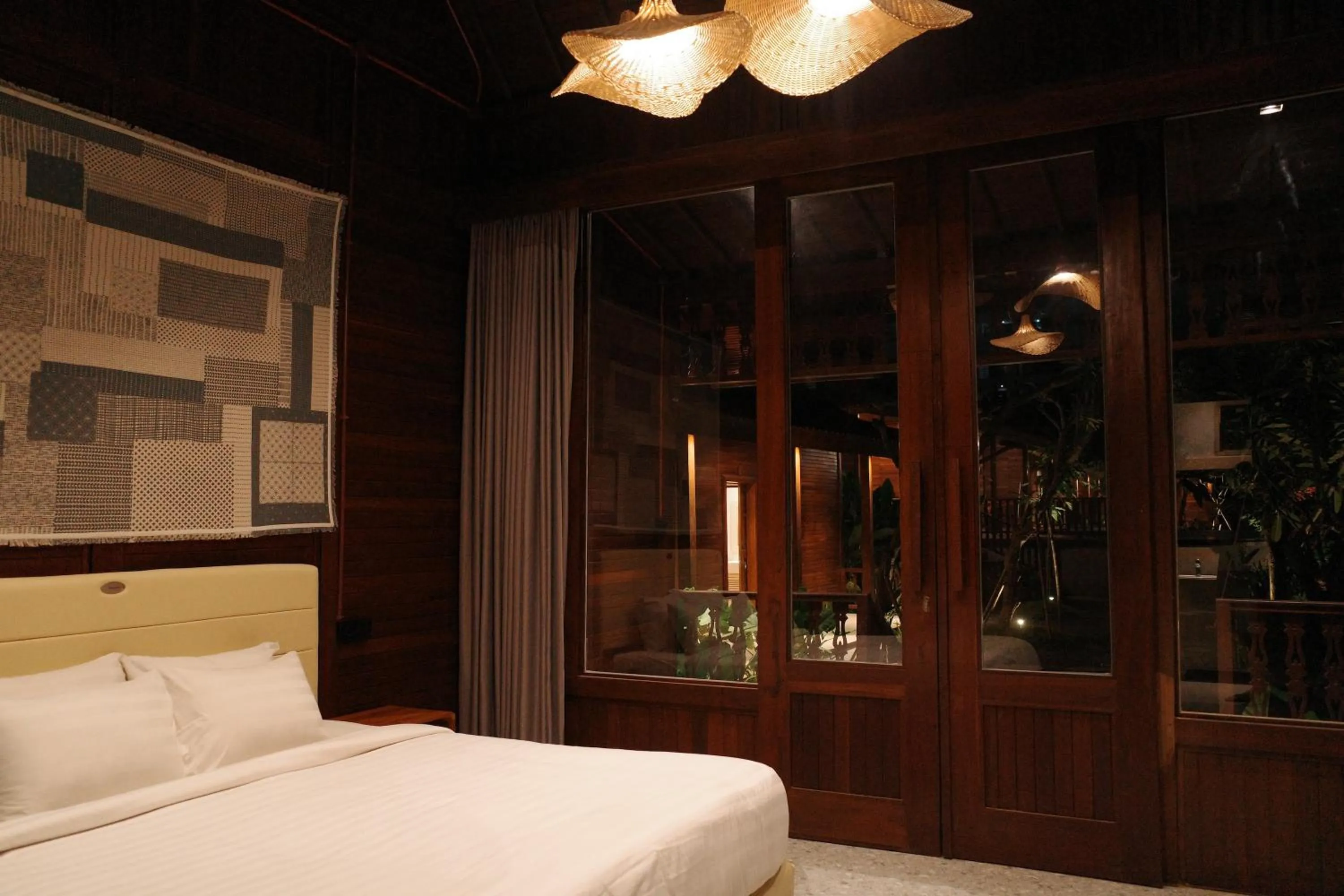 Bed in The Riang Villa