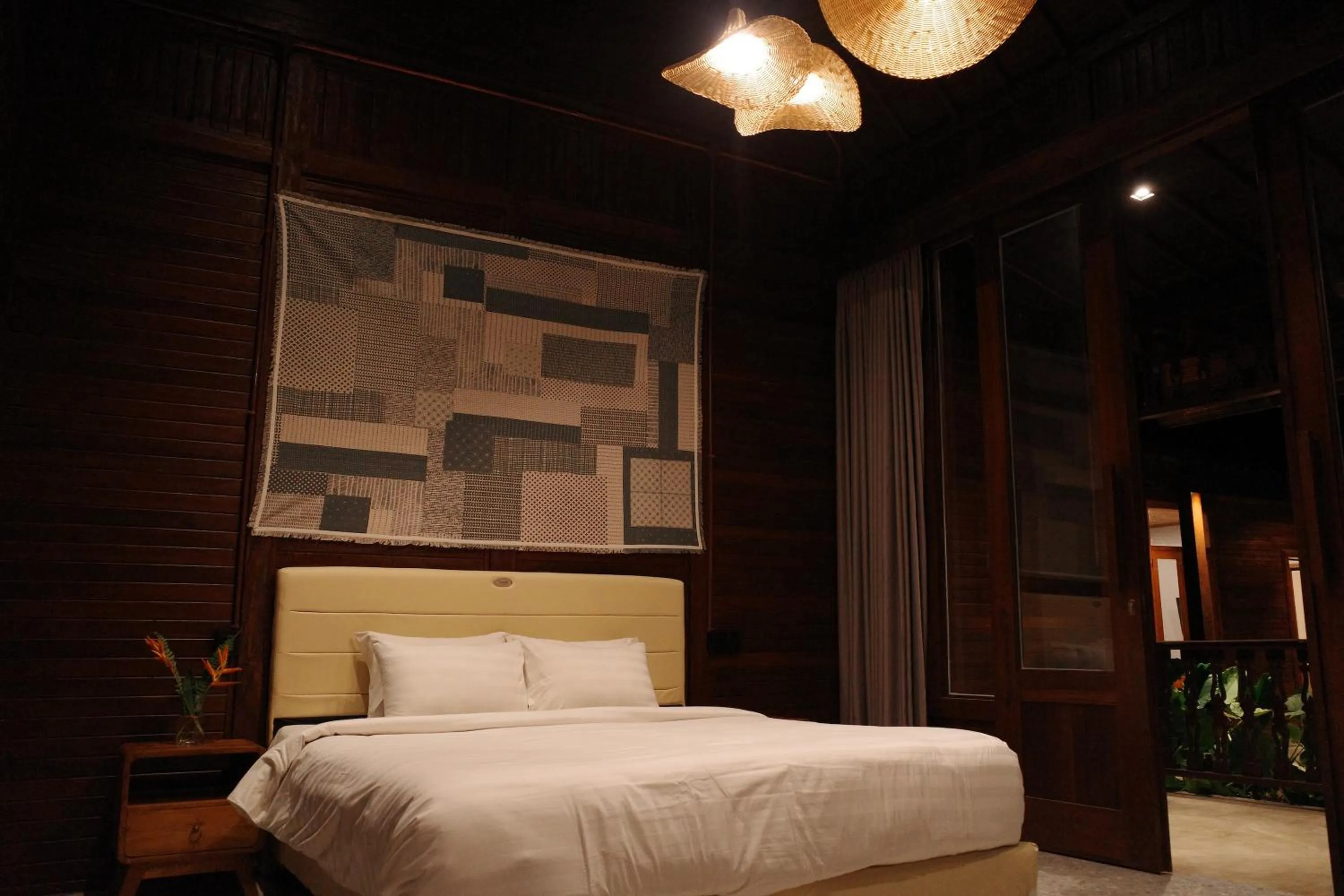 Bed in The Riang Villa