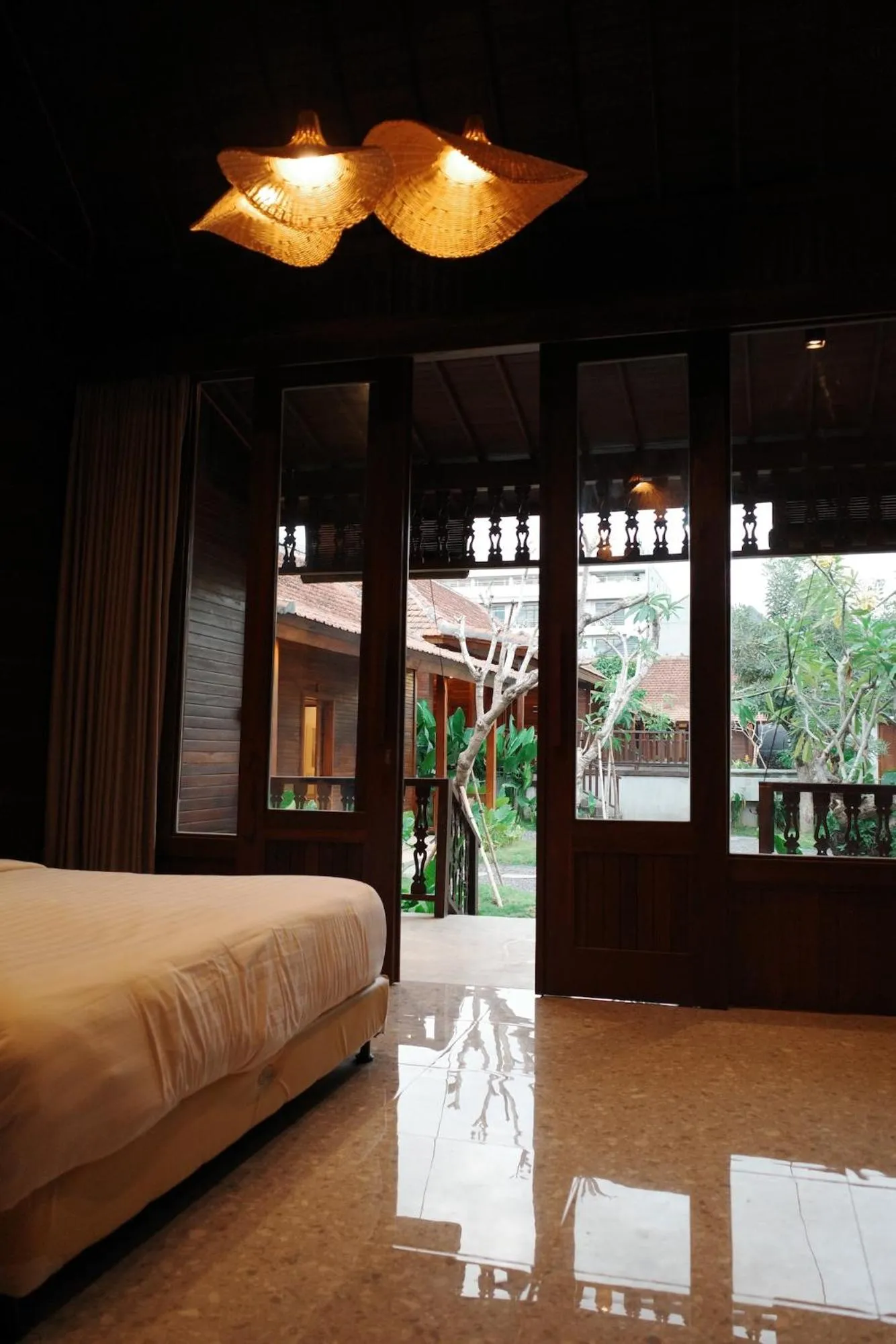 Bed in The Riang Villa