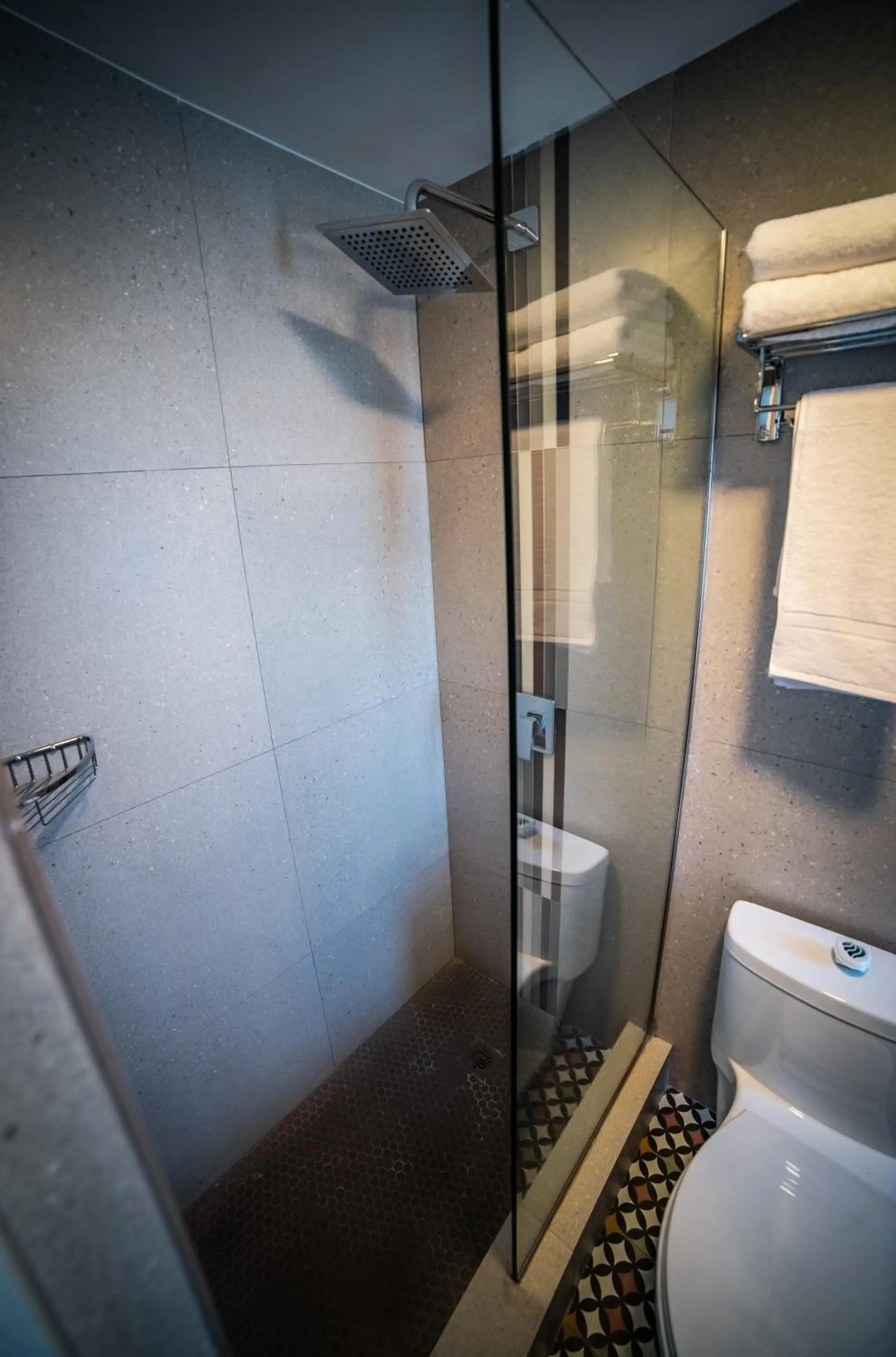 Shower in Melao Lodge