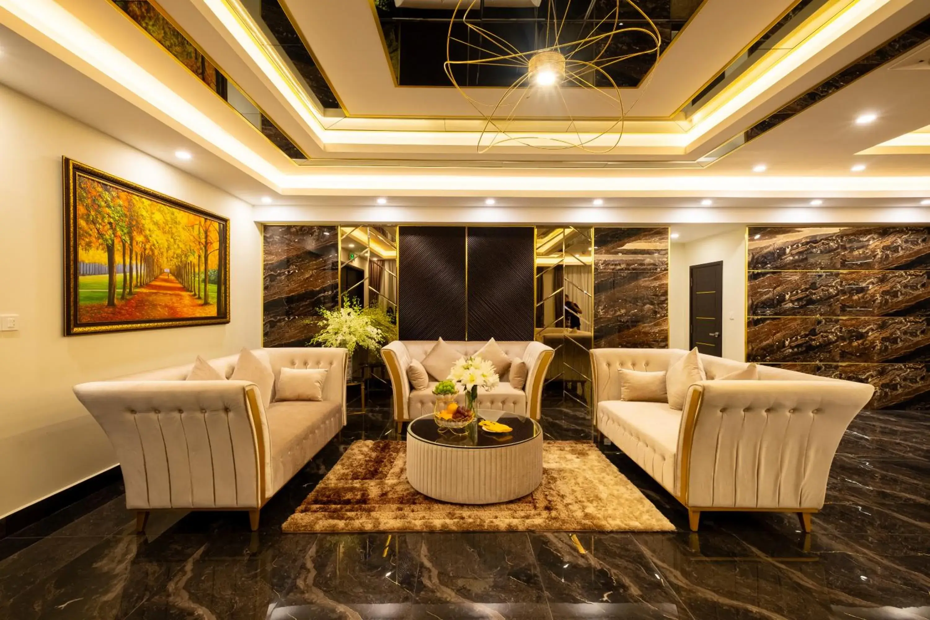 Living room in Sandals Lily Hotel Living room in Sandals Lily Hotel