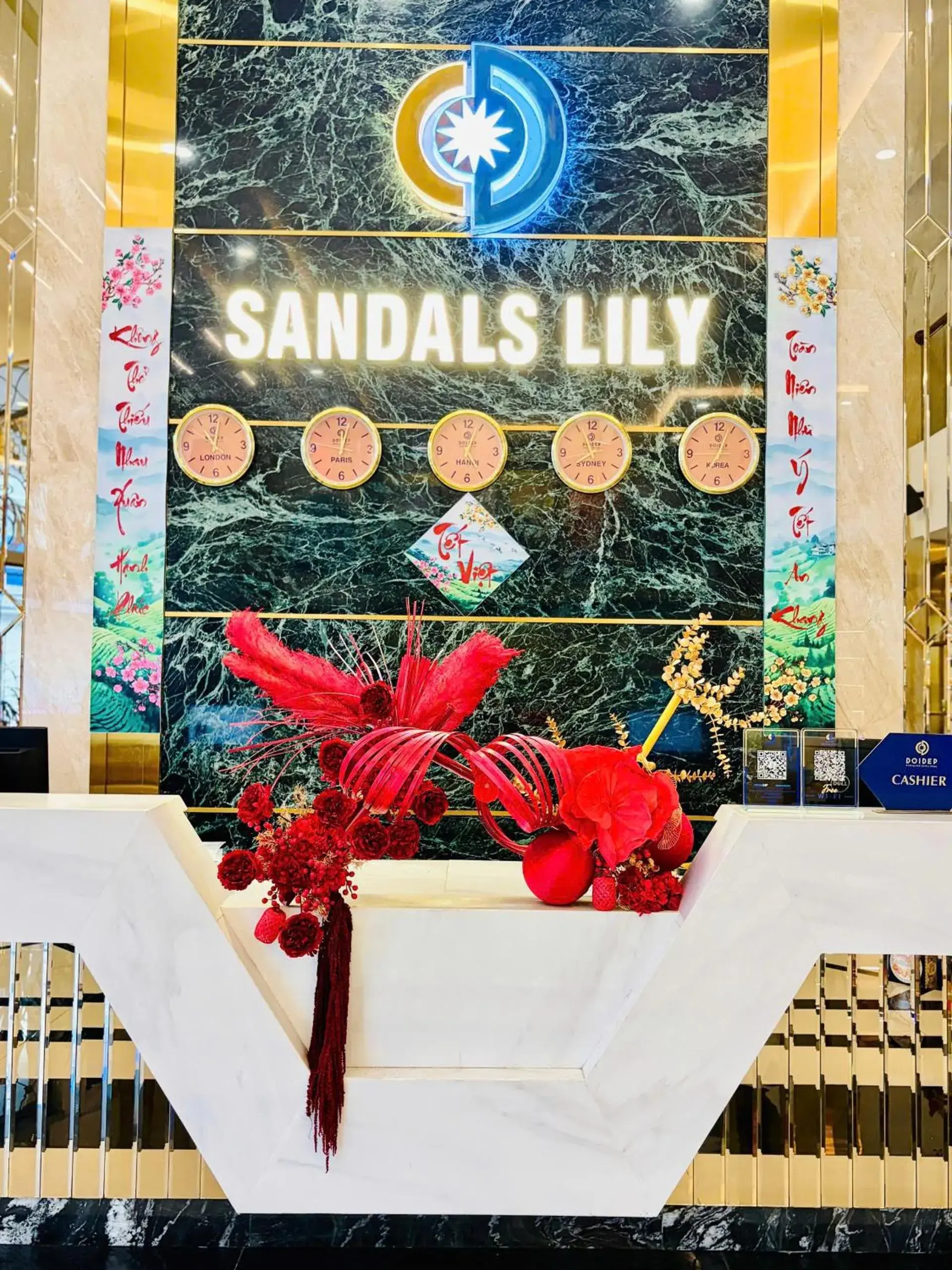 Lobby or reception in Sandals Lily Hotel Lobby or reception in Sandals Lily Hotel
