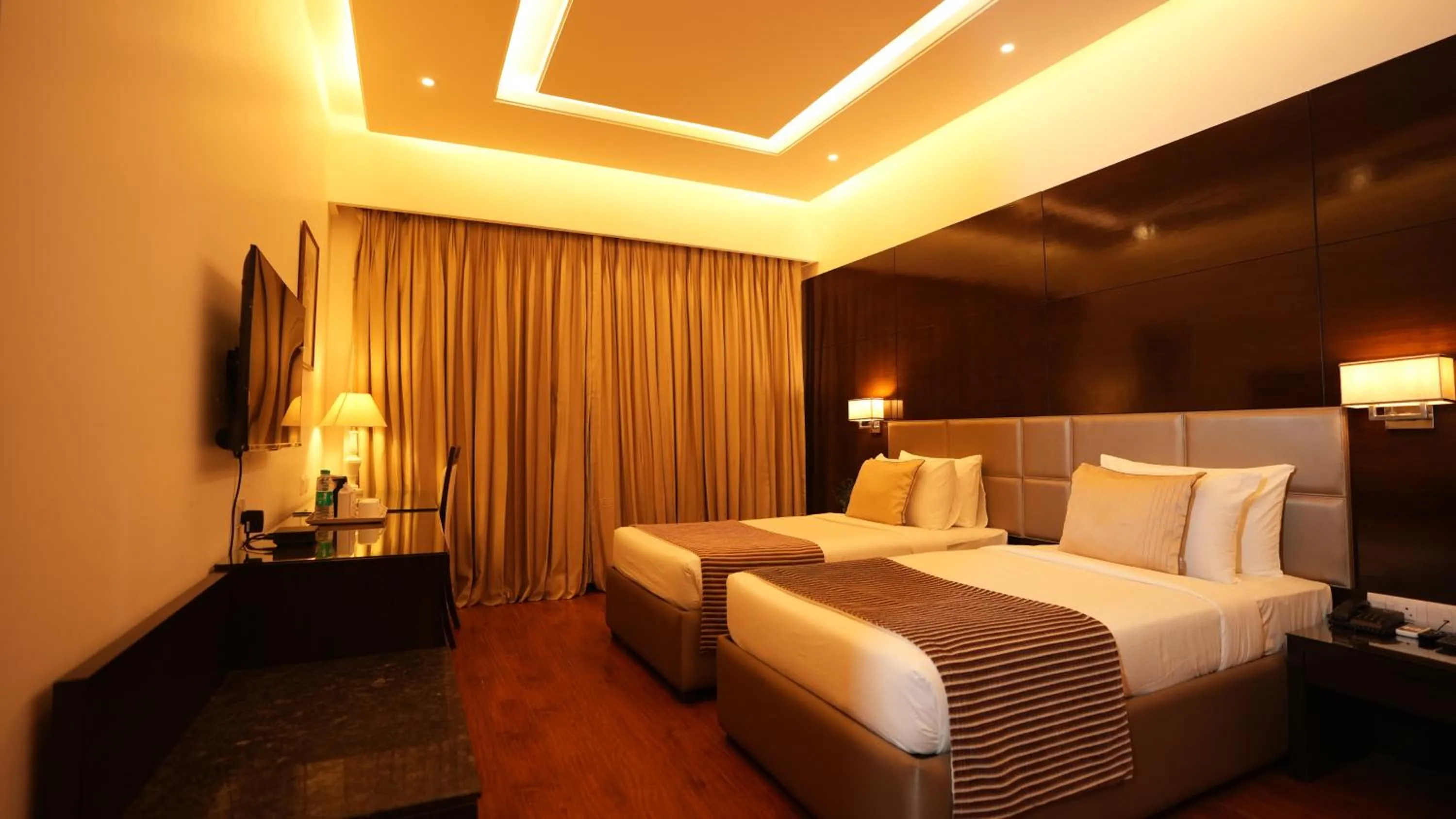 Bedroom, Bed in Hotel Africa Avenue - Greater Kailash 1